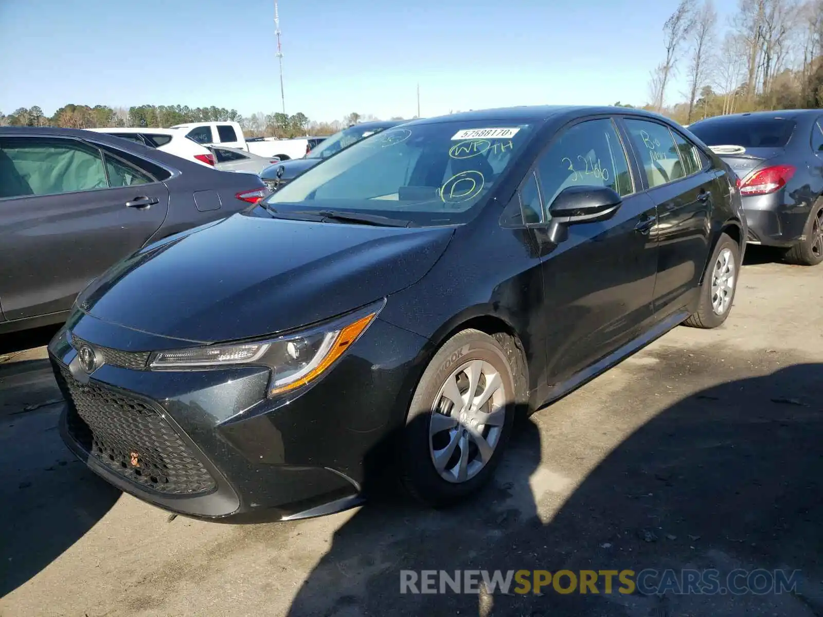 2 Photograph of a damaged car 5YFEPMAEXMP162216 TOYOTA COROLLA 2021