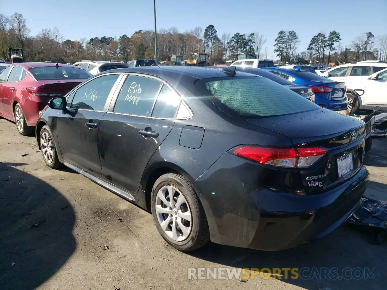 3 Photograph of a damaged car 5YFEPMAEXMP162216 TOYOTA COROLLA 2021