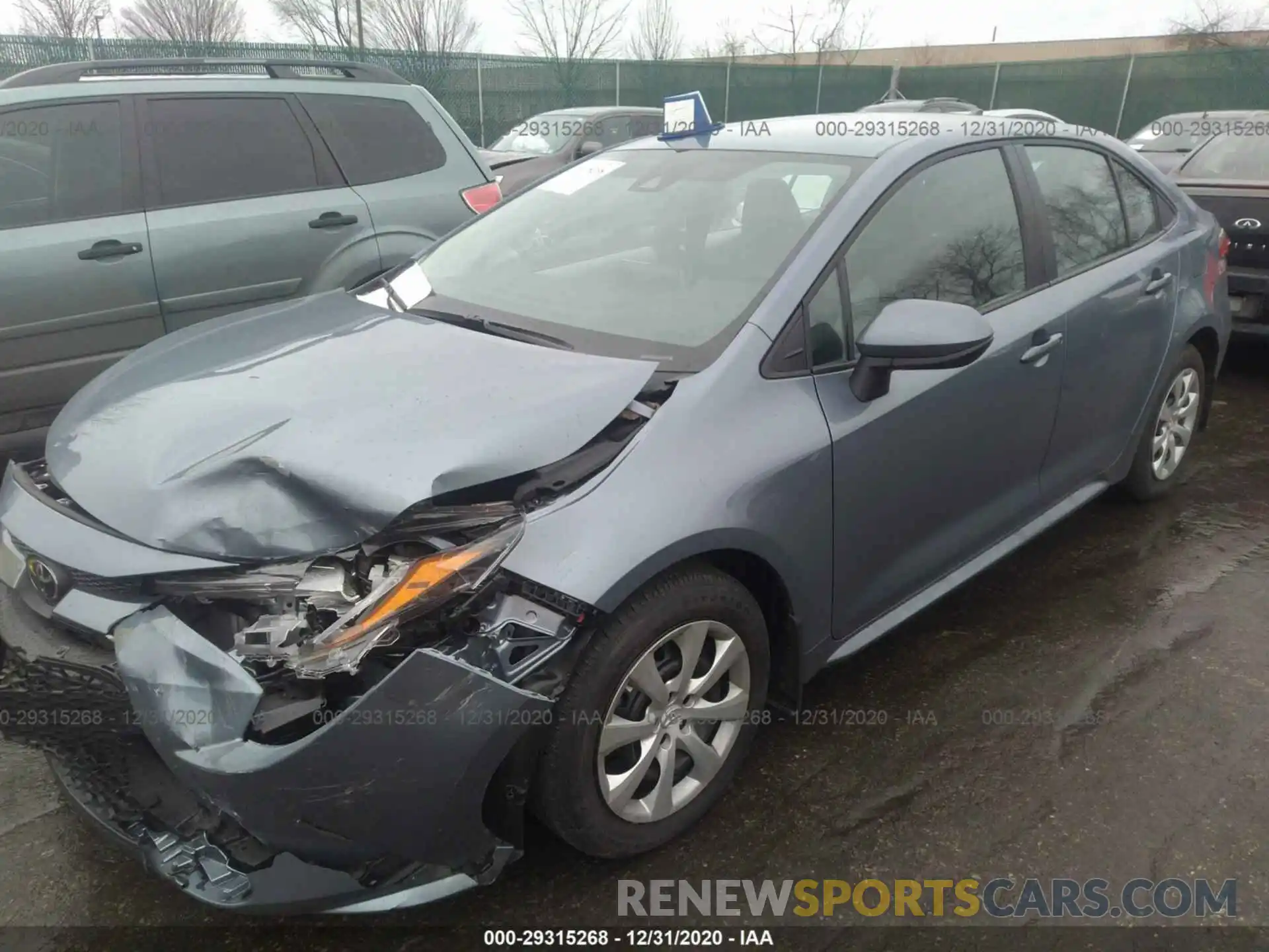 2 Photograph of a damaged car 5YFEPMAEXMP162541 TOYOTA COROLLA 2021