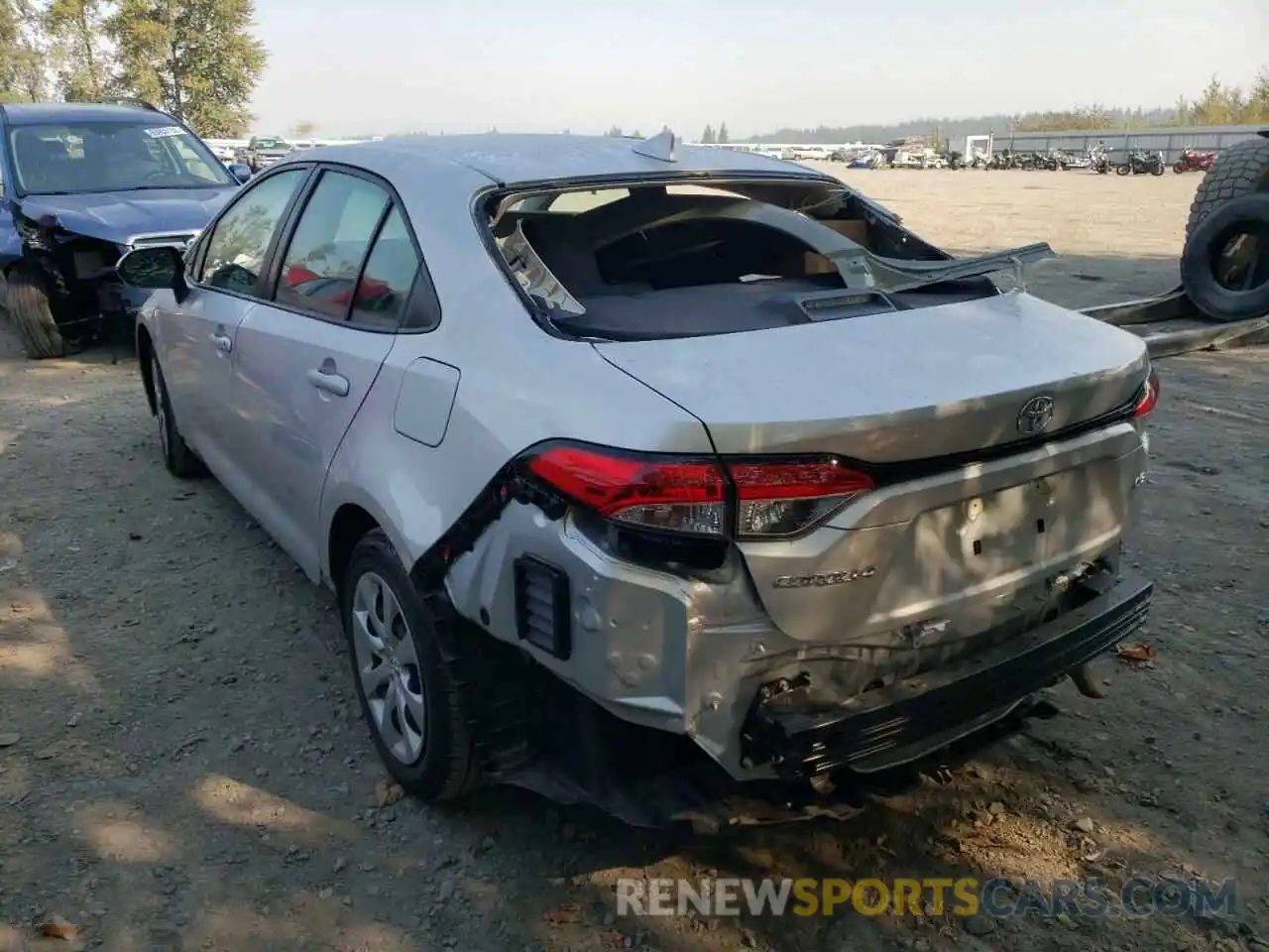 3 Photograph of a damaged car 5YFEPMAEXMP162717 TOYOTA COROLLA 2021