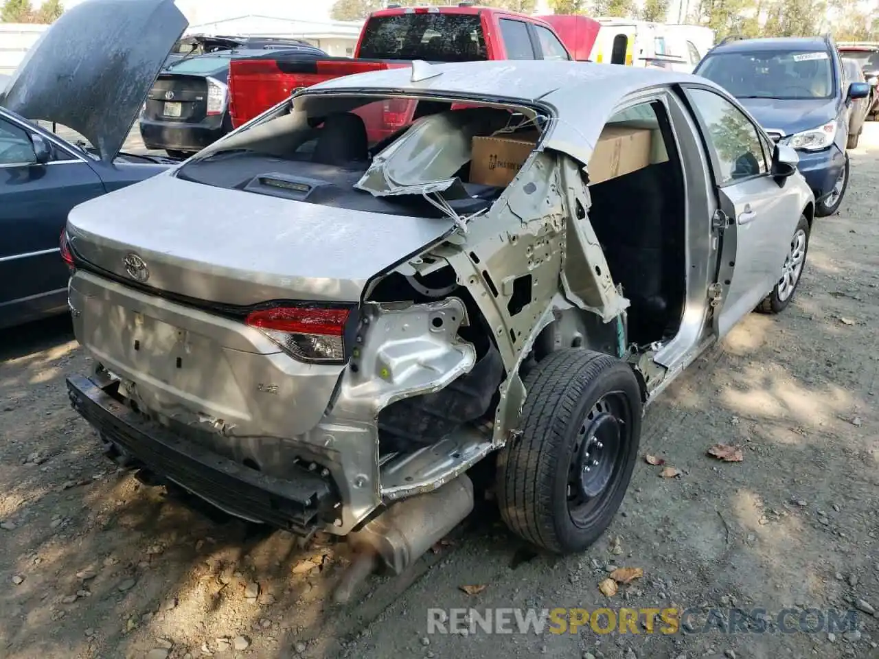 4 Photograph of a damaged car 5YFEPMAEXMP162717 TOYOTA COROLLA 2021