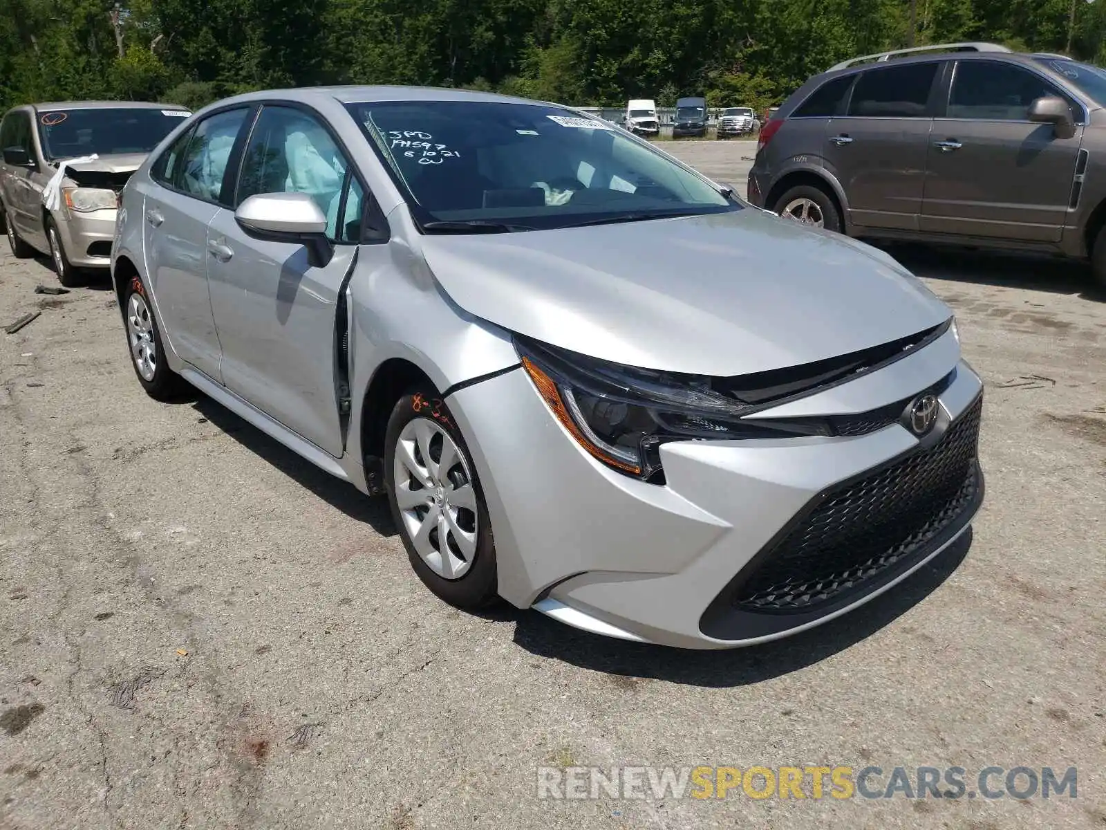 1 Photograph of a damaged car 5YFEPMAEXMP162877 TOYOTA COROLLA 2021