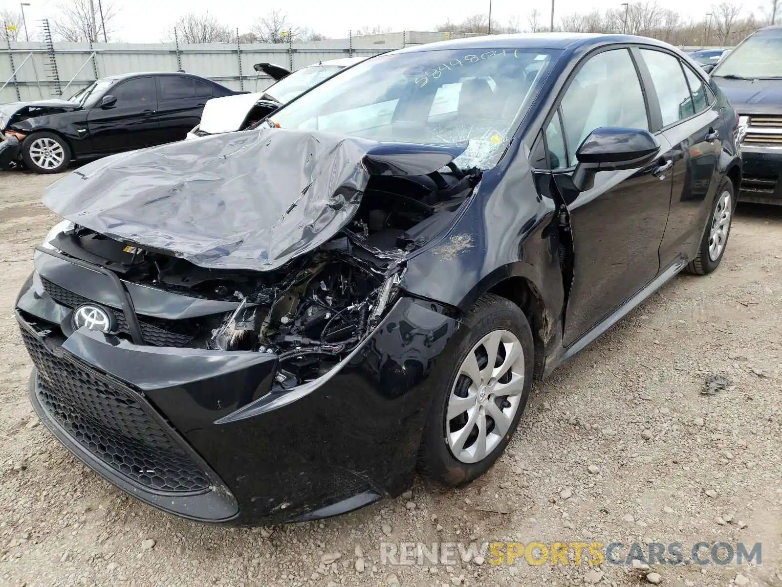 2 Photograph of a damaged car 5YFEPMAEXMP163009 TOYOTA COROLLA 2021