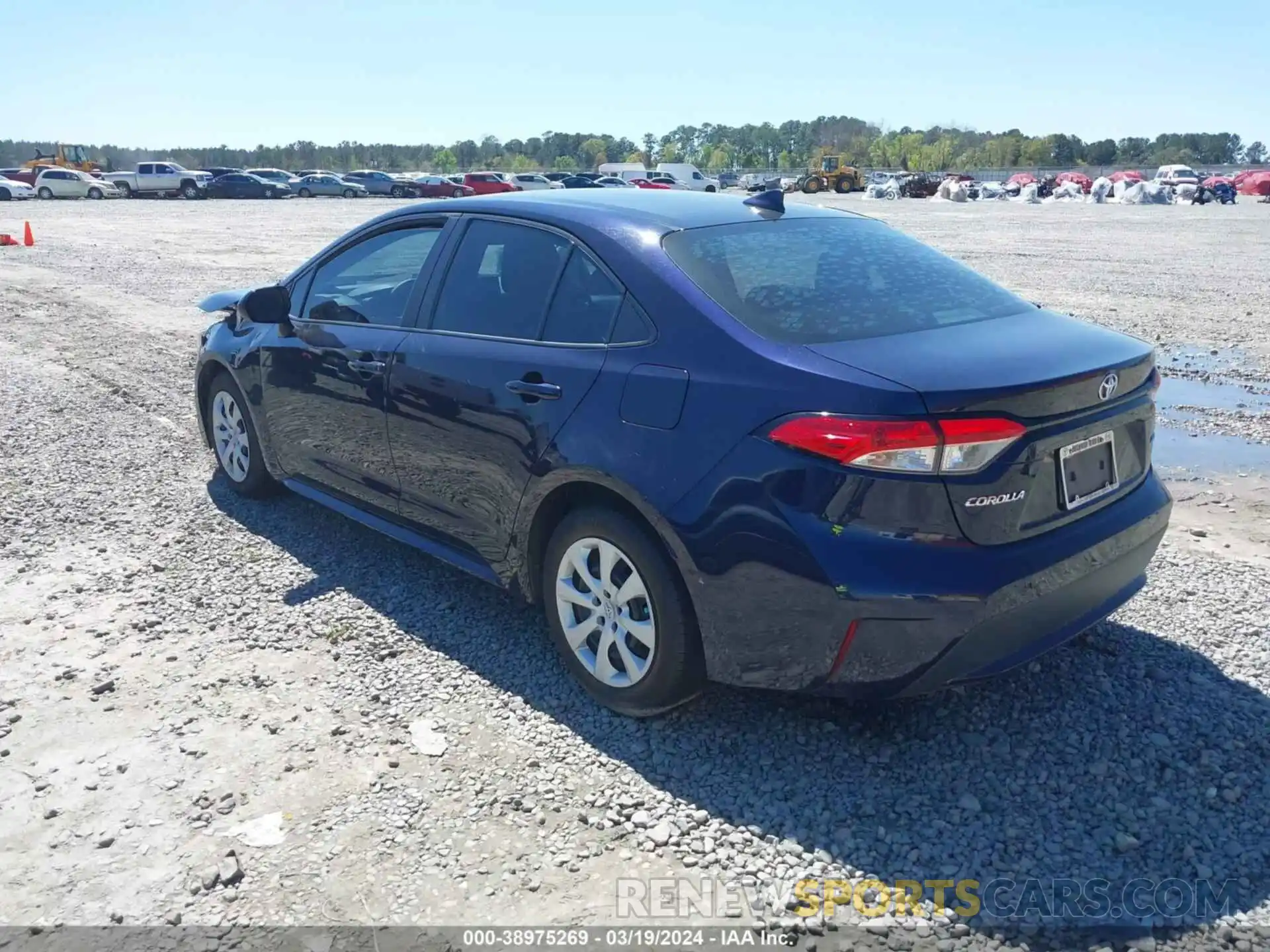 3 Photograph of a damaged car 5YFEPMAEXMP163334 TOYOTA COROLLA 2021