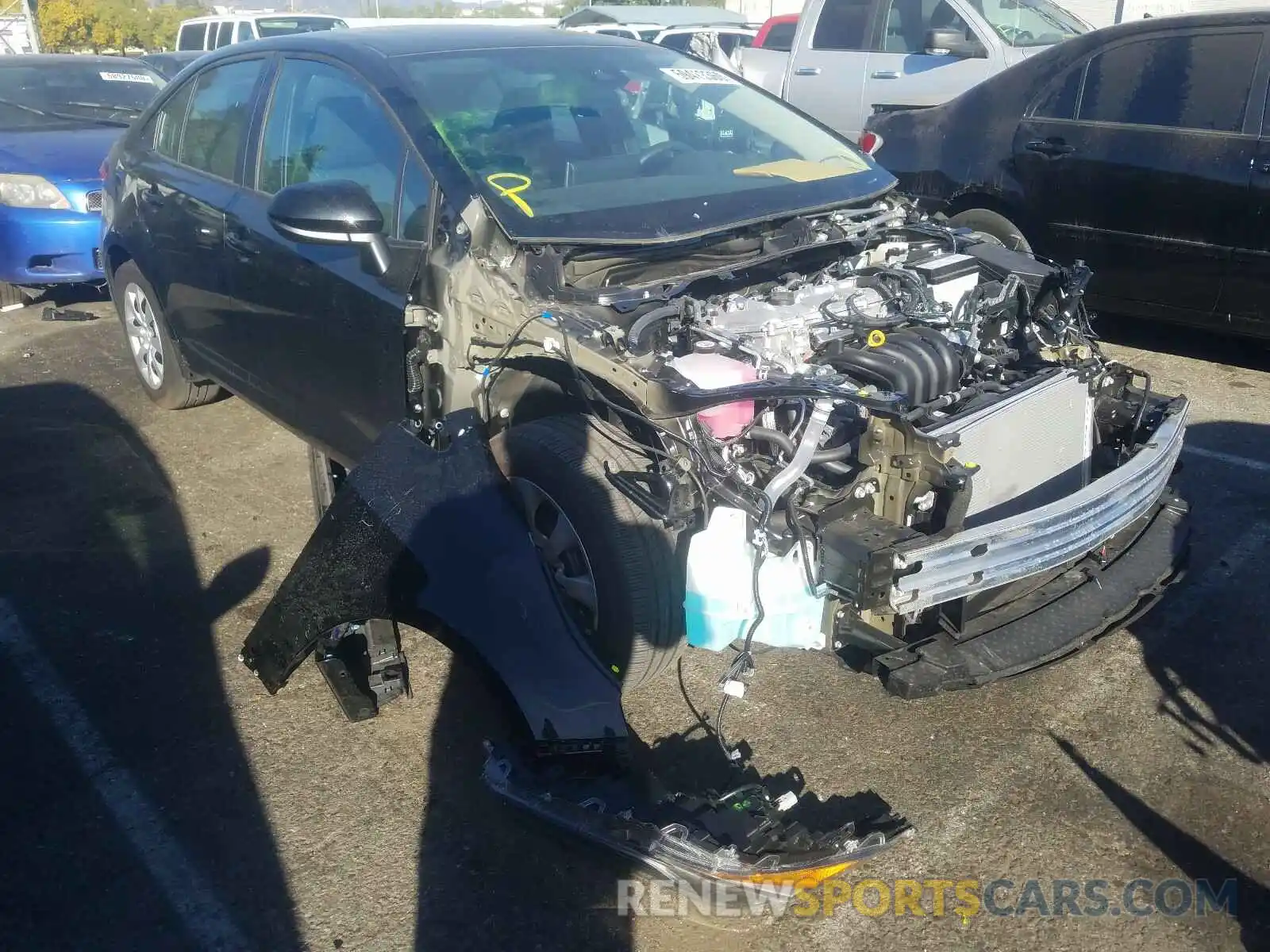 1 Photograph of a damaged car 5YFEPMAEXMP163947 TOYOTA COROLLA 2021