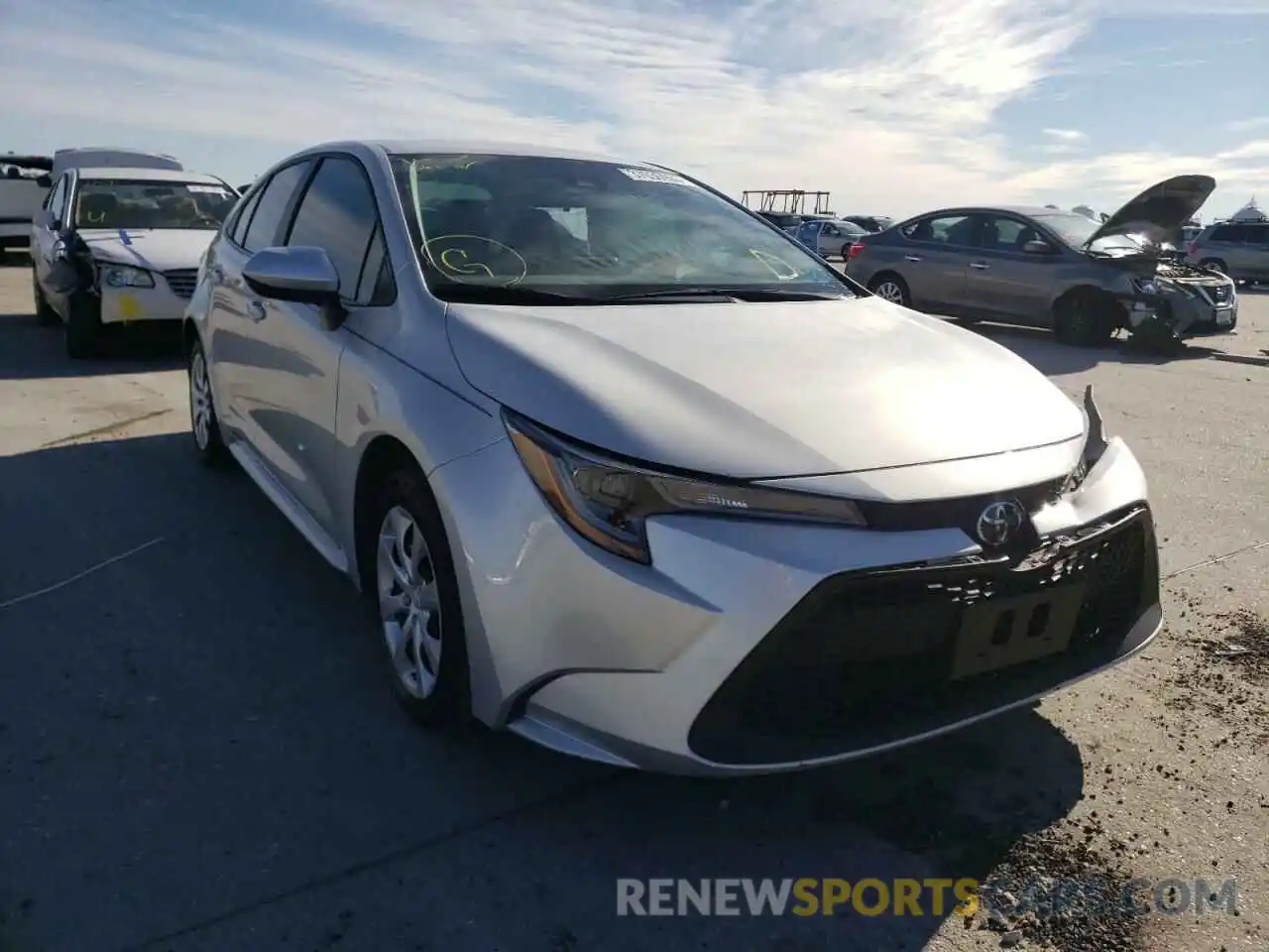 1 Photograph of a damaged car 5YFEPMAEXMP164872 TOYOTA COROLLA 2021