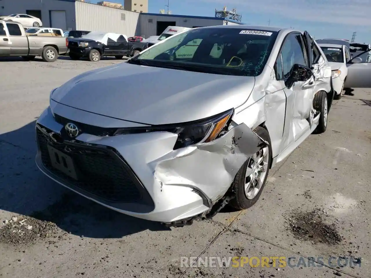 2 Photograph of a damaged car 5YFEPMAEXMP164872 TOYOTA COROLLA 2021