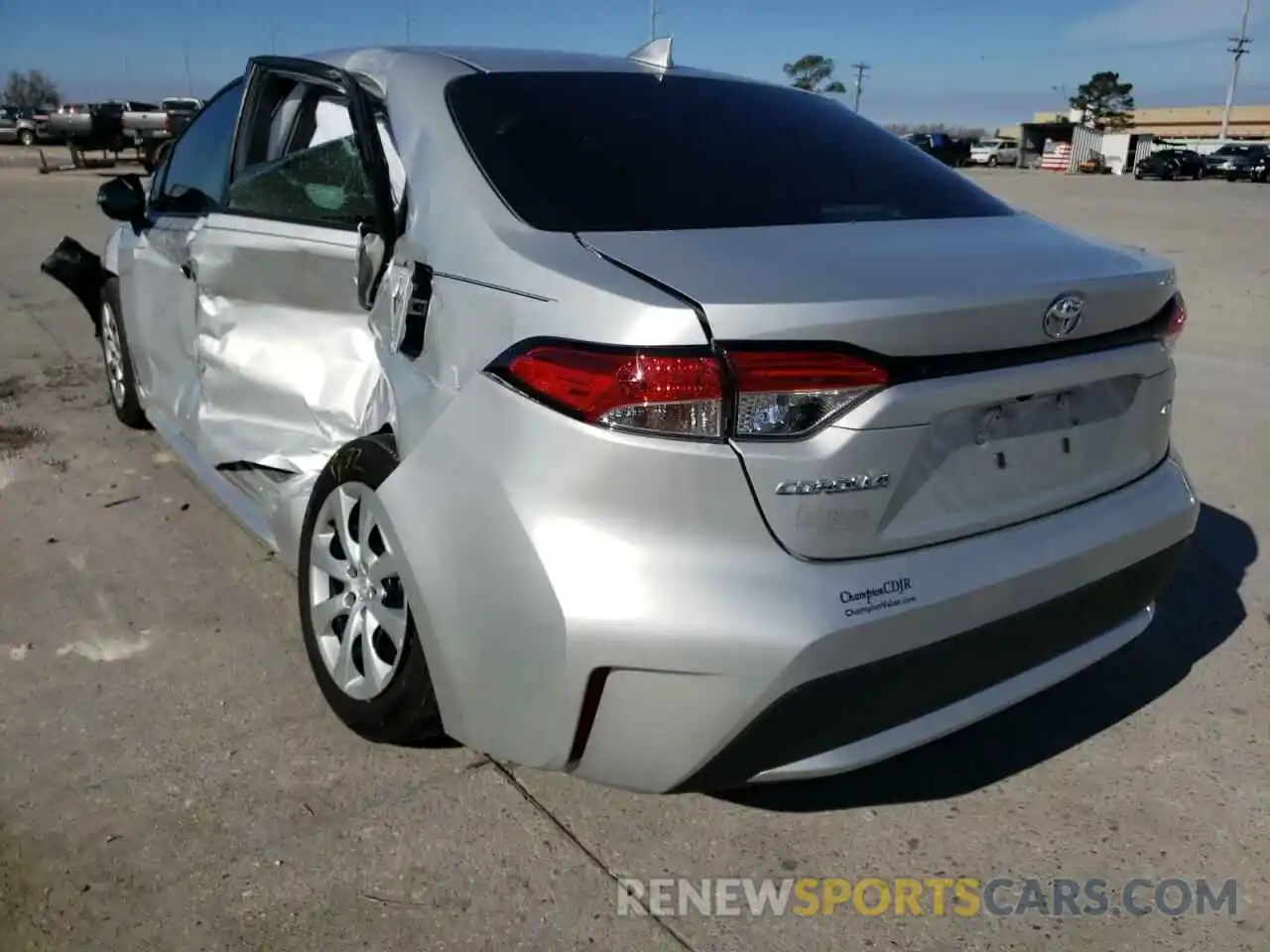 3 Photograph of a damaged car 5YFEPMAEXMP164872 TOYOTA COROLLA 2021