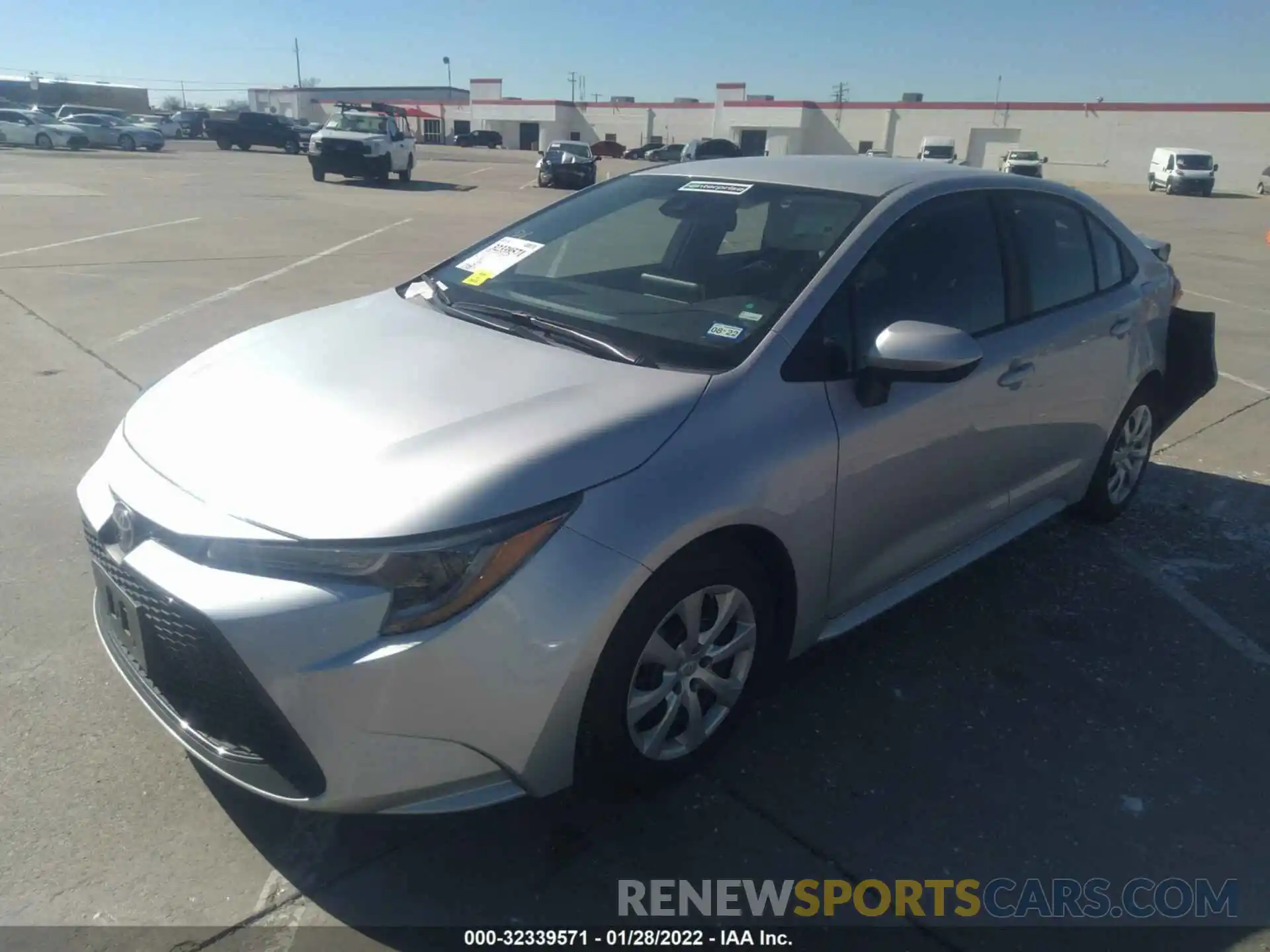 2 Photograph of a damaged car 5YFEPMAEXMP165343 TOYOTA COROLLA 2021