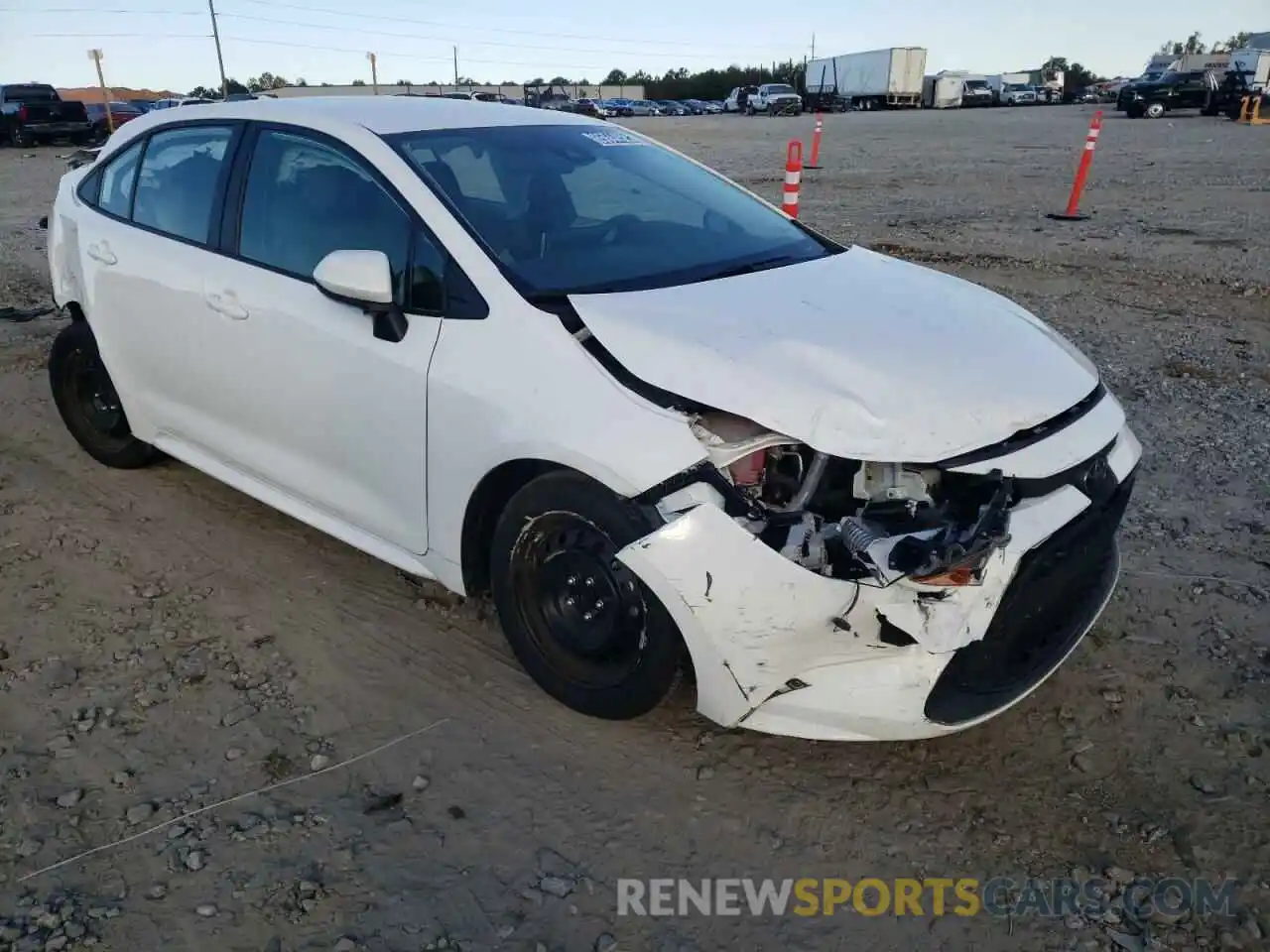 1 Photograph of a damaged car 5YFEPMAEXMP165486 TOYOTA COROLLA 2021