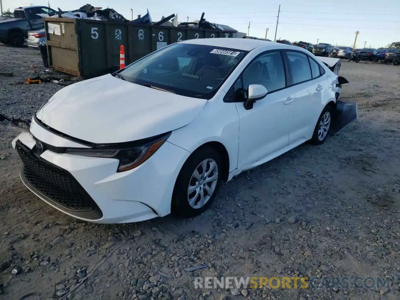 2 Photograph of a damaged car 5YFEPMAEXMP165486 TOYOTA COROLLA 2021