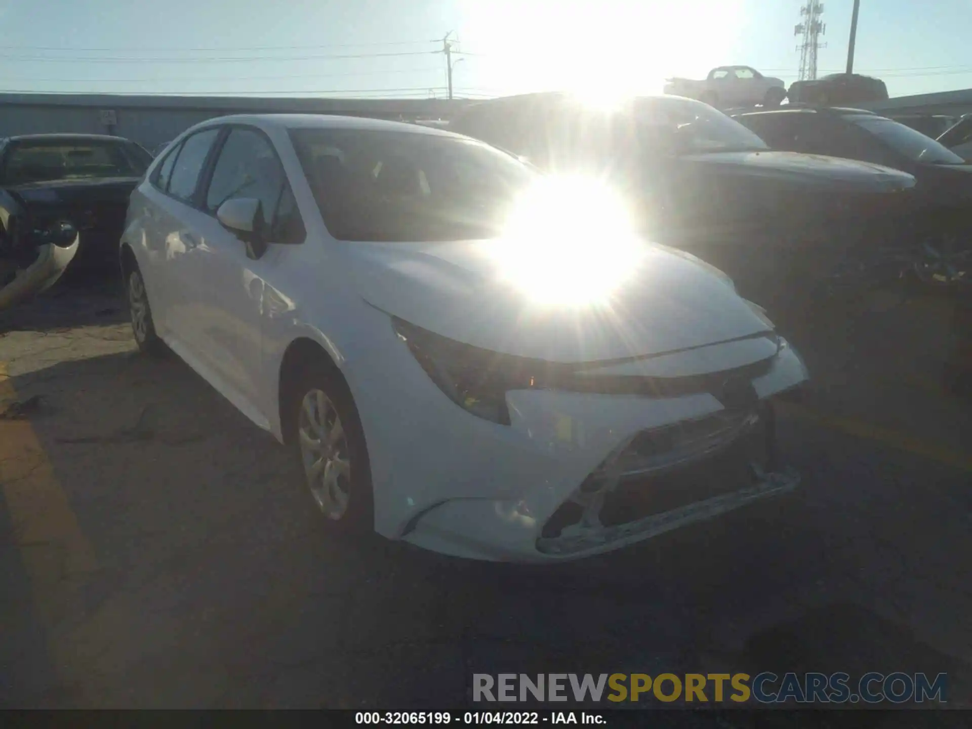 1 Photograph of a damaged car 5YFEPMAEXMP165679 TOYOTA COROLLA 2021