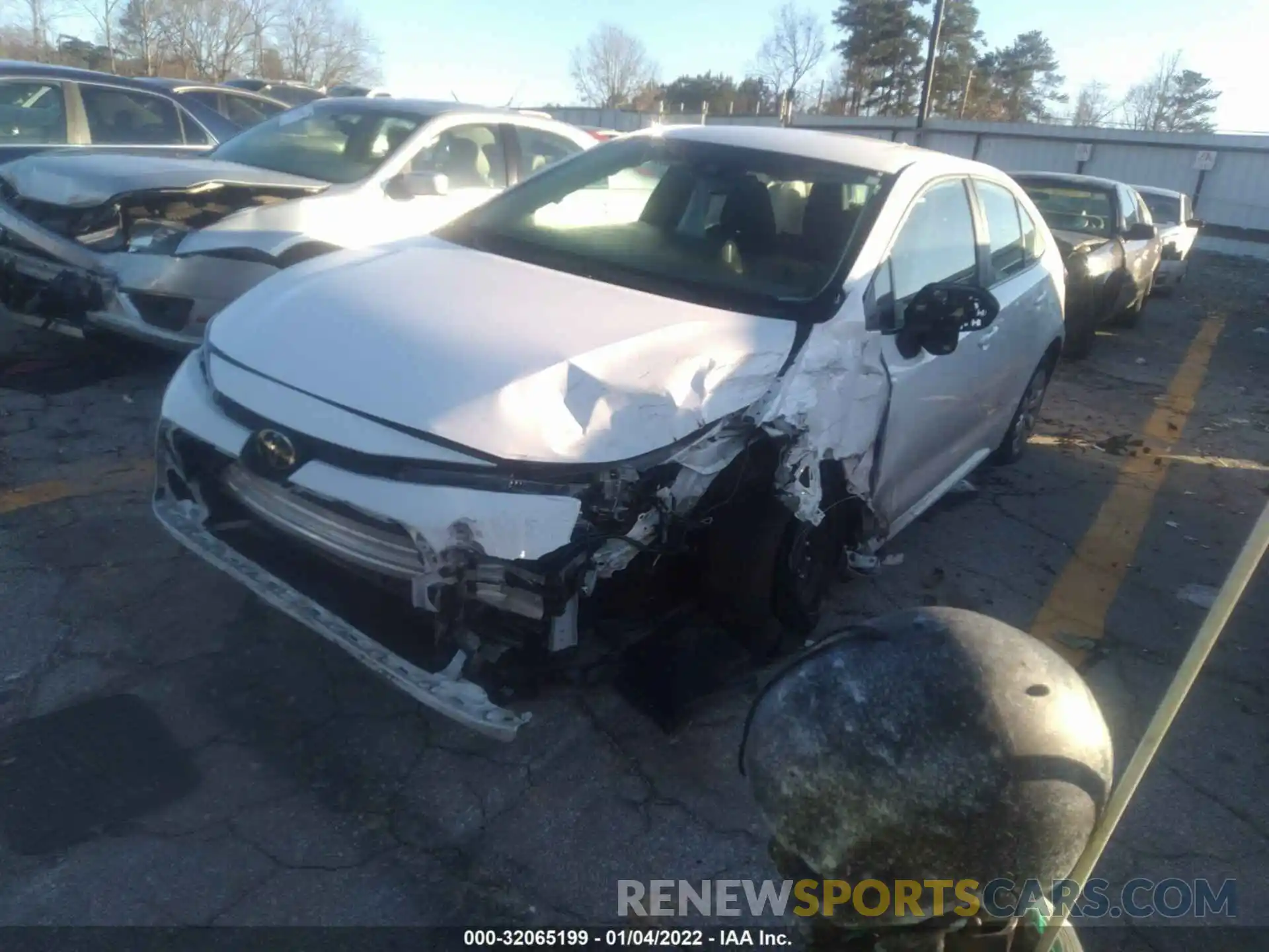 2 Photograph of a damaged car 5YFEPMAEXMP165679 TOYOTA COROLLA 2021