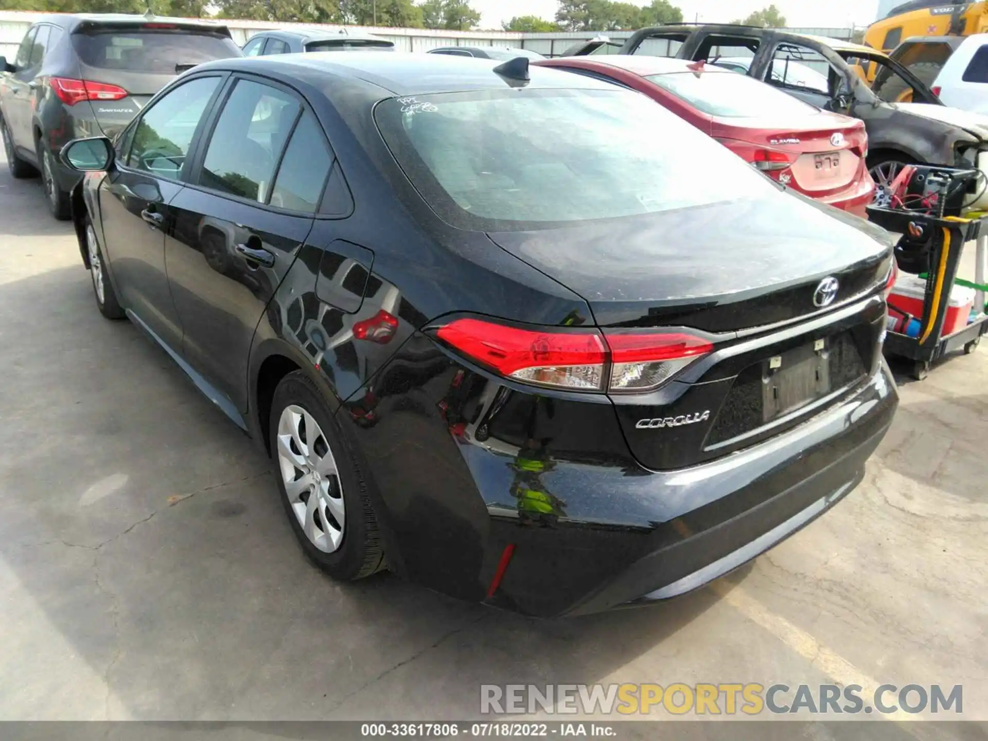 3 Photograph of a damaged car 5YFEPMAEXMP166220 TOYOTA COROLLA 2021