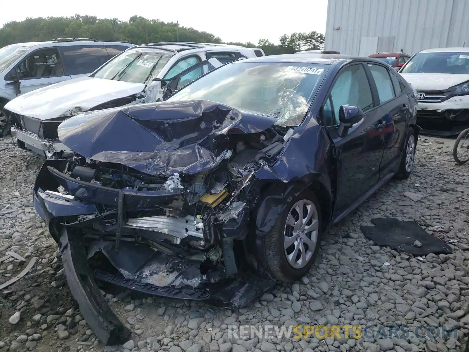 2 Photograph of a damaged car 5YFEPMAEXMP166234 TOYOTA COROLLA 2021