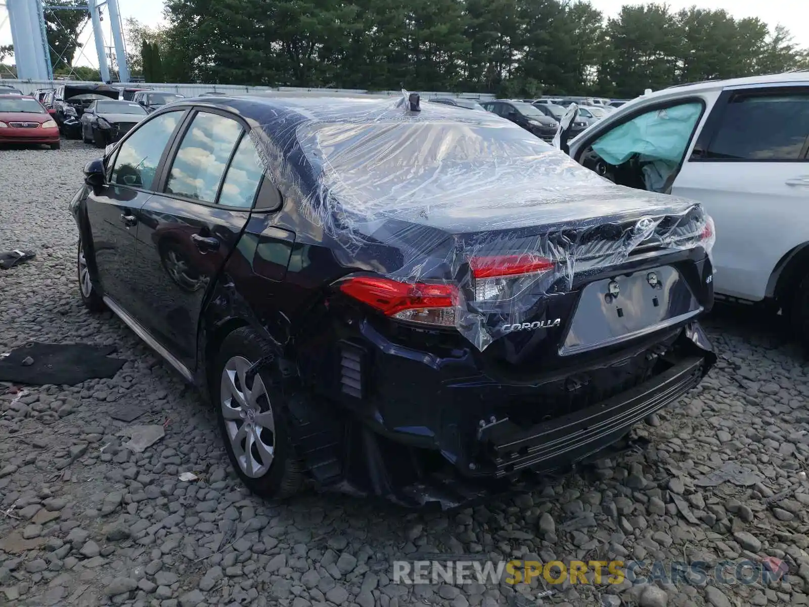 3 Photograph of a damaged car 5YFEPMAEXMP166234 TOYOTA COROLLA 2021