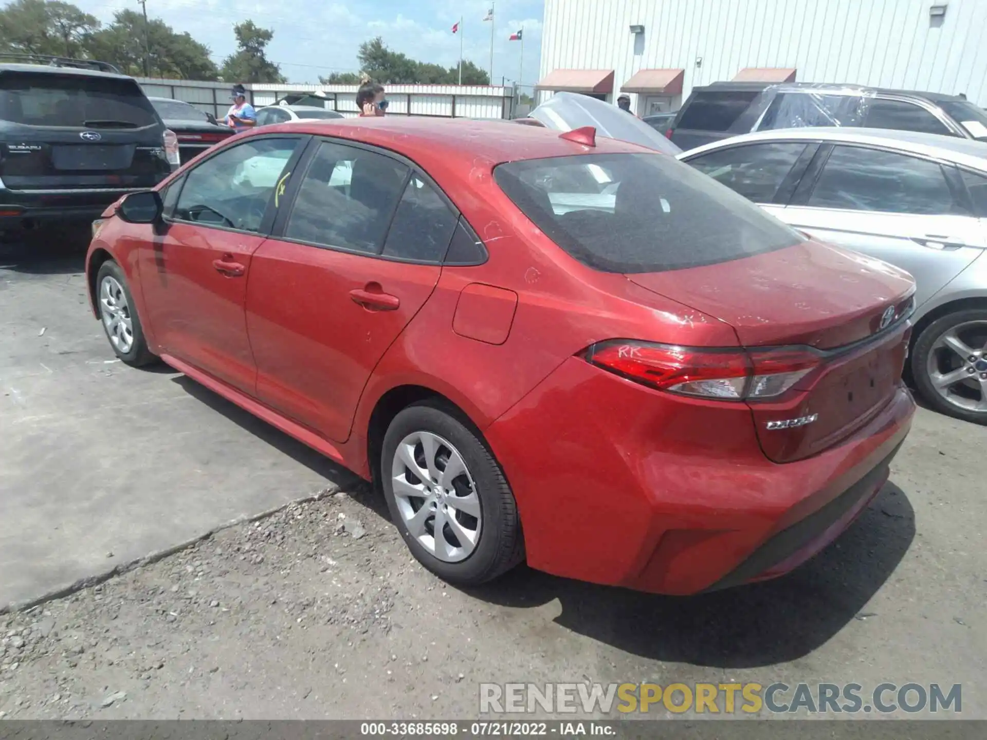 3 Photograph of a damaged car 5YFEPMAEXMP169165 TOYOTA COROLLA 2021