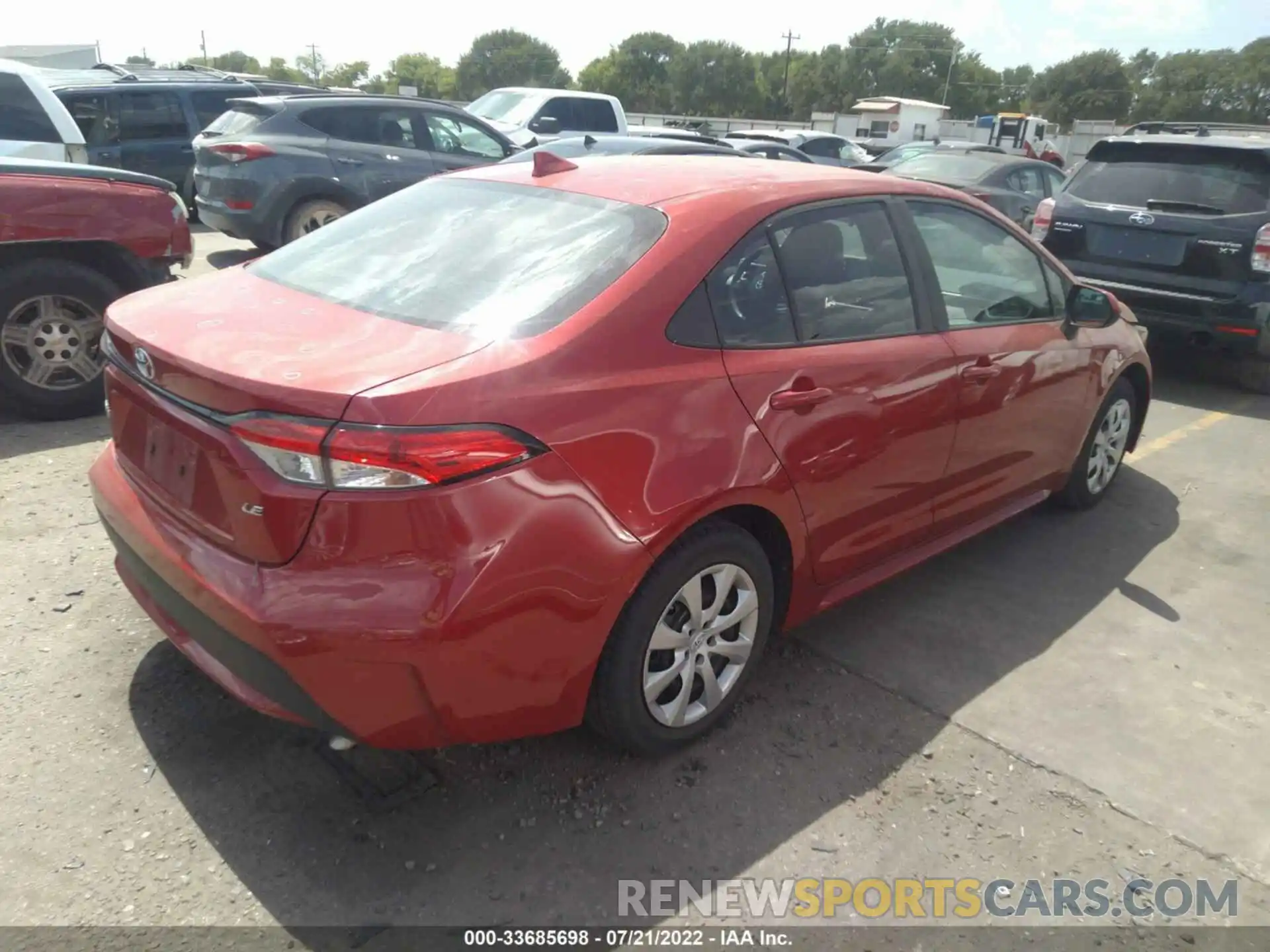 4 Photograph of a damaged car 5YFEPMAEXMP169165 TOYOTA COROLLA 2021