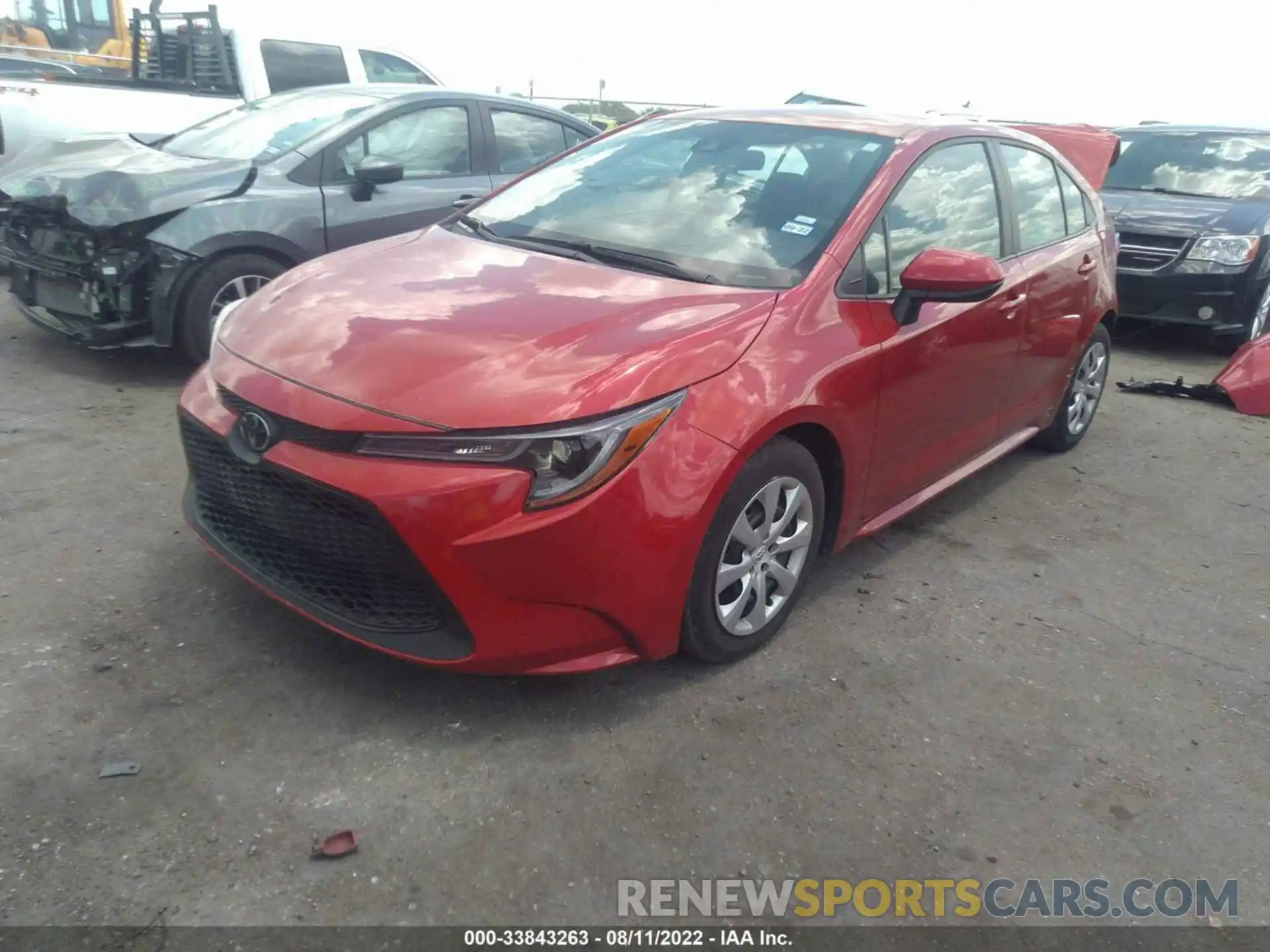 2 Photograph of a damaged car 5YFEPMAEXMP169909 TOYOTA COROLLA 2021