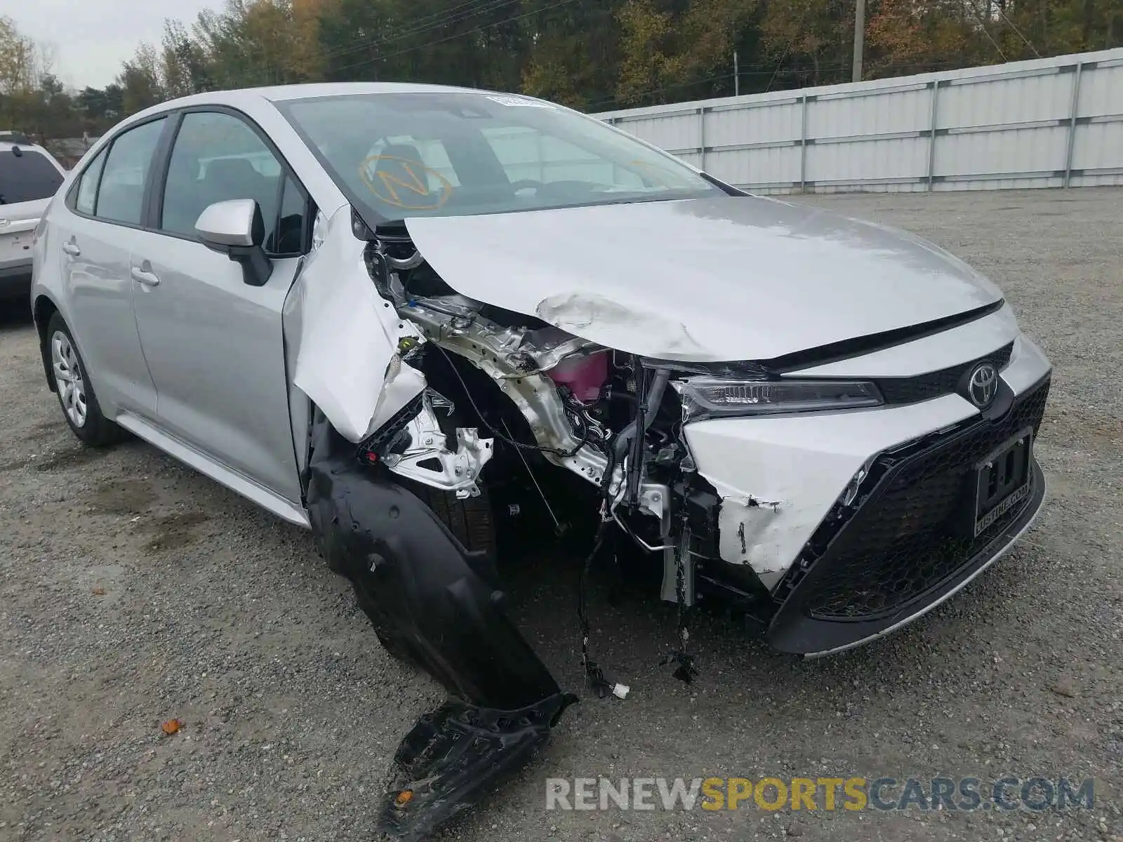 1 Photograph of a damaged car 5YFEPMAEXMP170896 TOYOTA COROLLA 2021