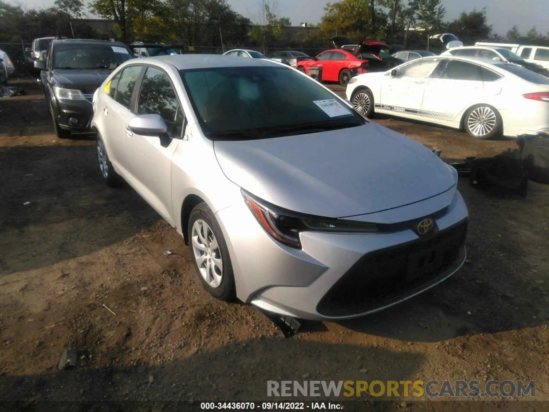 1 Photograph of a damaged car 5YFEPMAEXMP171532 TOYOTA COROLLA 2021