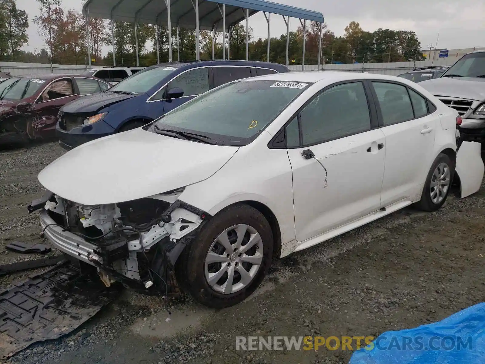 2 Photograph of a damaged car 5YFEPMAEXMP172048 TOYOTA COROLLA 2021