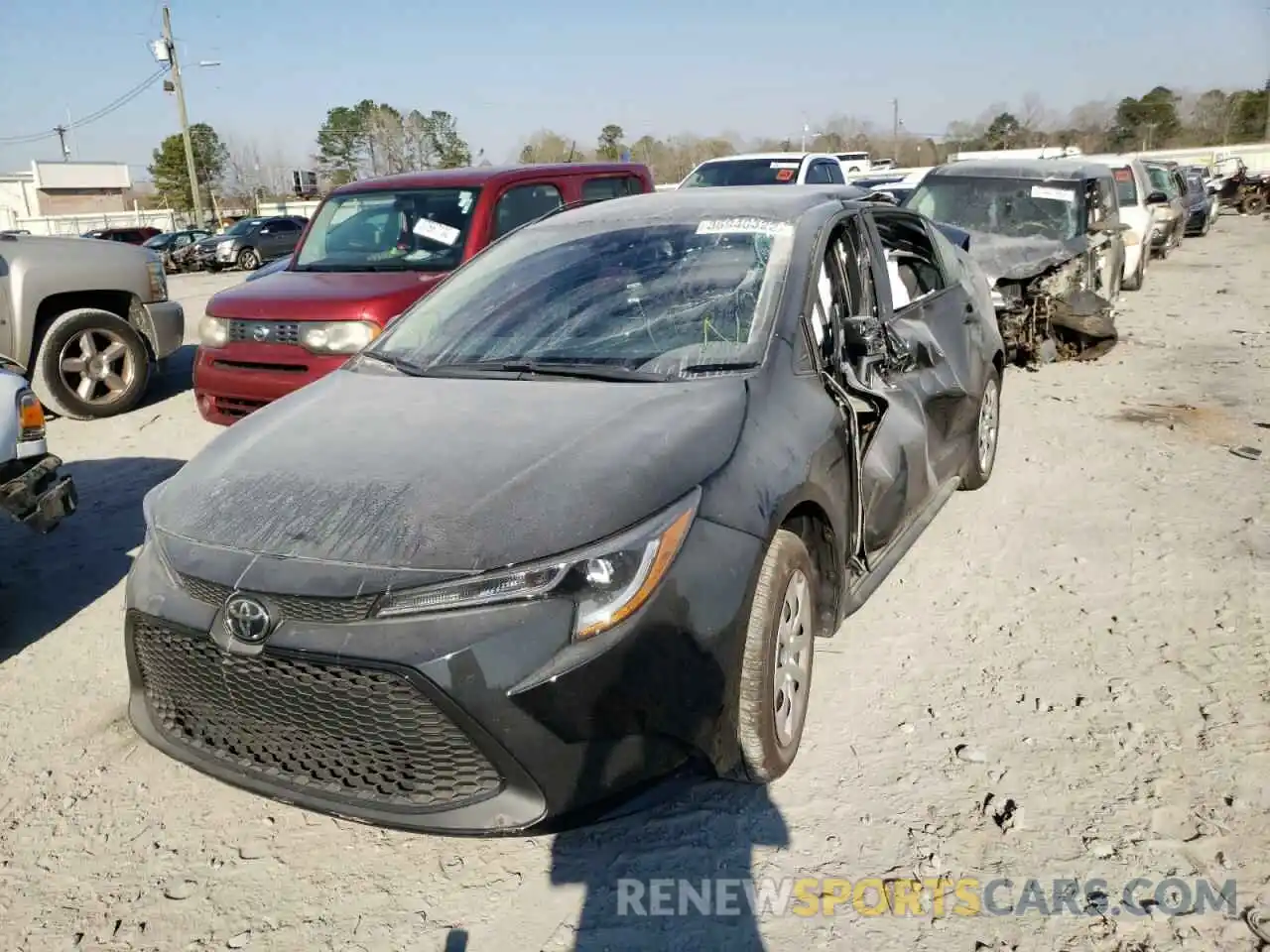 2 Photograph of a damaged car 5YFEPMAEXMP172079 TOYOTA COROLLA 2021