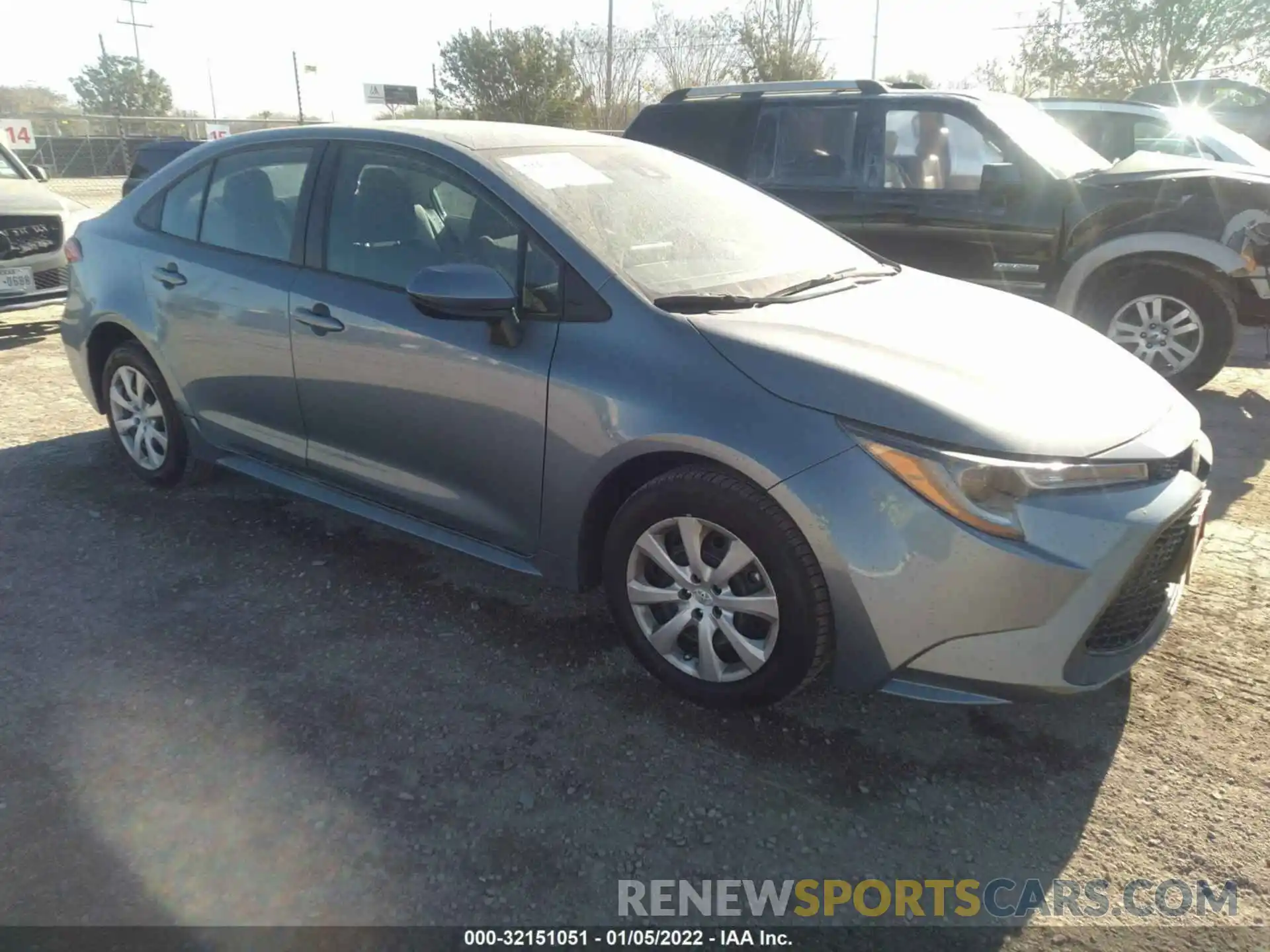 1 Photograph of a damaged car 5YFEPMAEXMP172969 TOYOTA COROLLA 2021