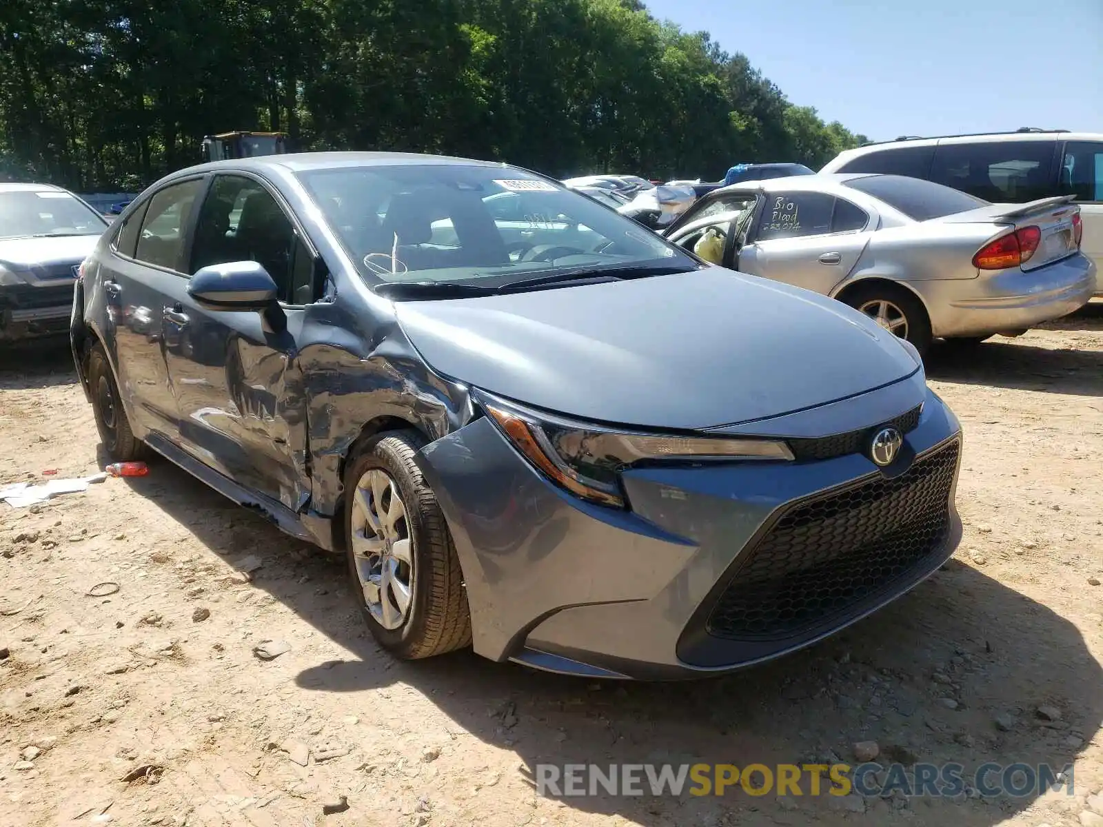 1 Photograph of a damaged car 5YFEPMAEXMP174222 TOYOTA COROLLA 2021