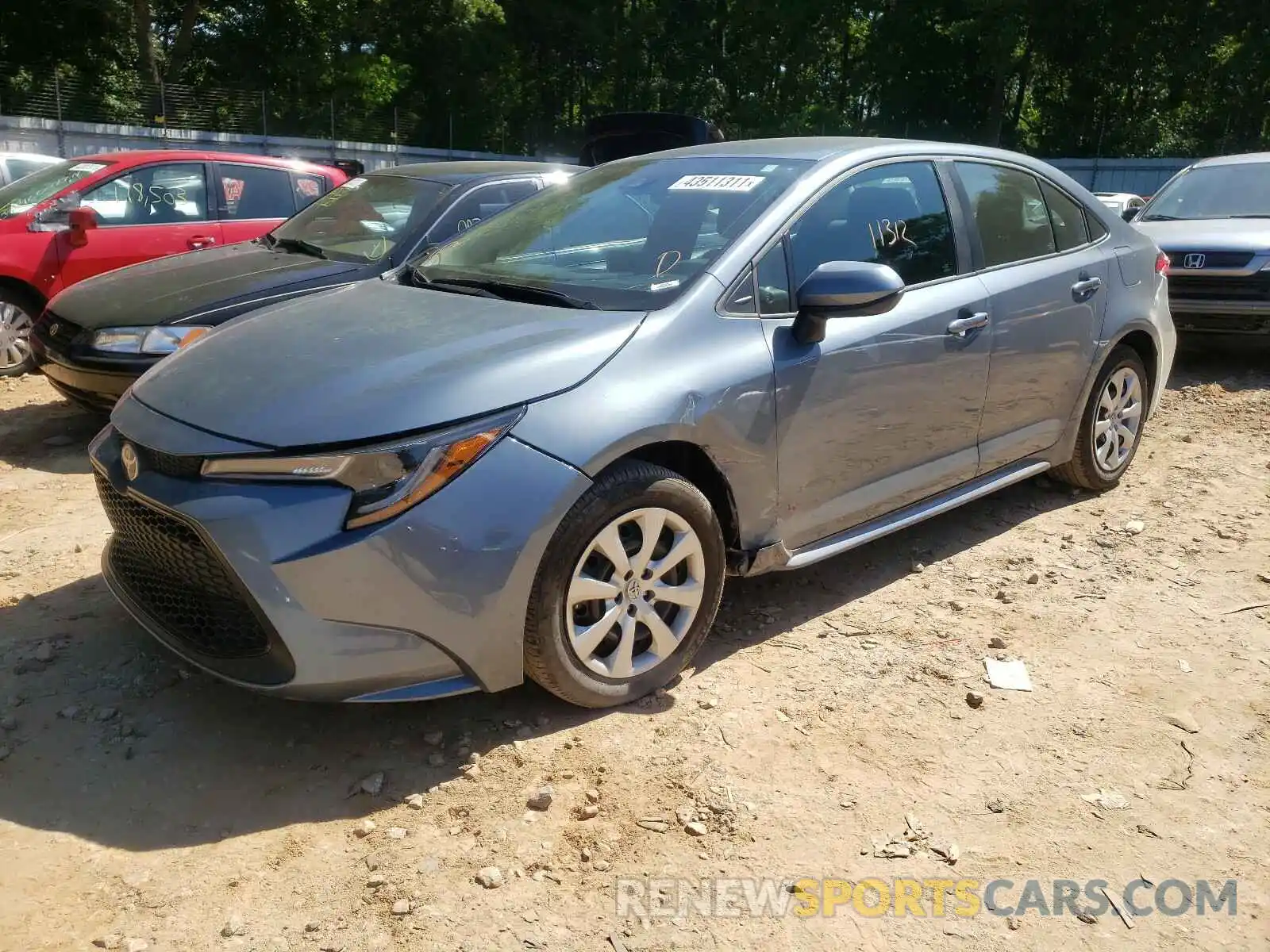 2 Photograph of a damaged car 5YFEPMAEXMP174222 TOYOTA COROLLA 2021