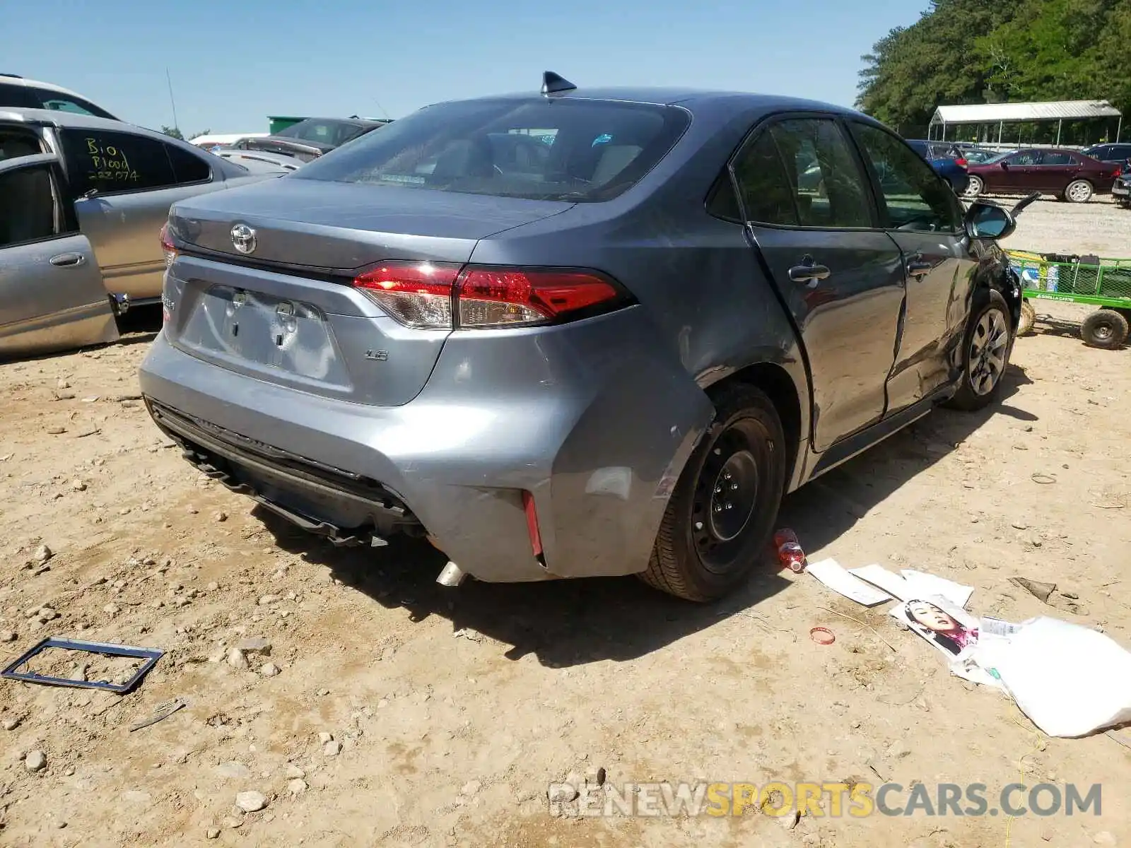 4 Photograph of a damaged car 5YFEPMAEXMP174222 TOYOTA COROLLA 2021