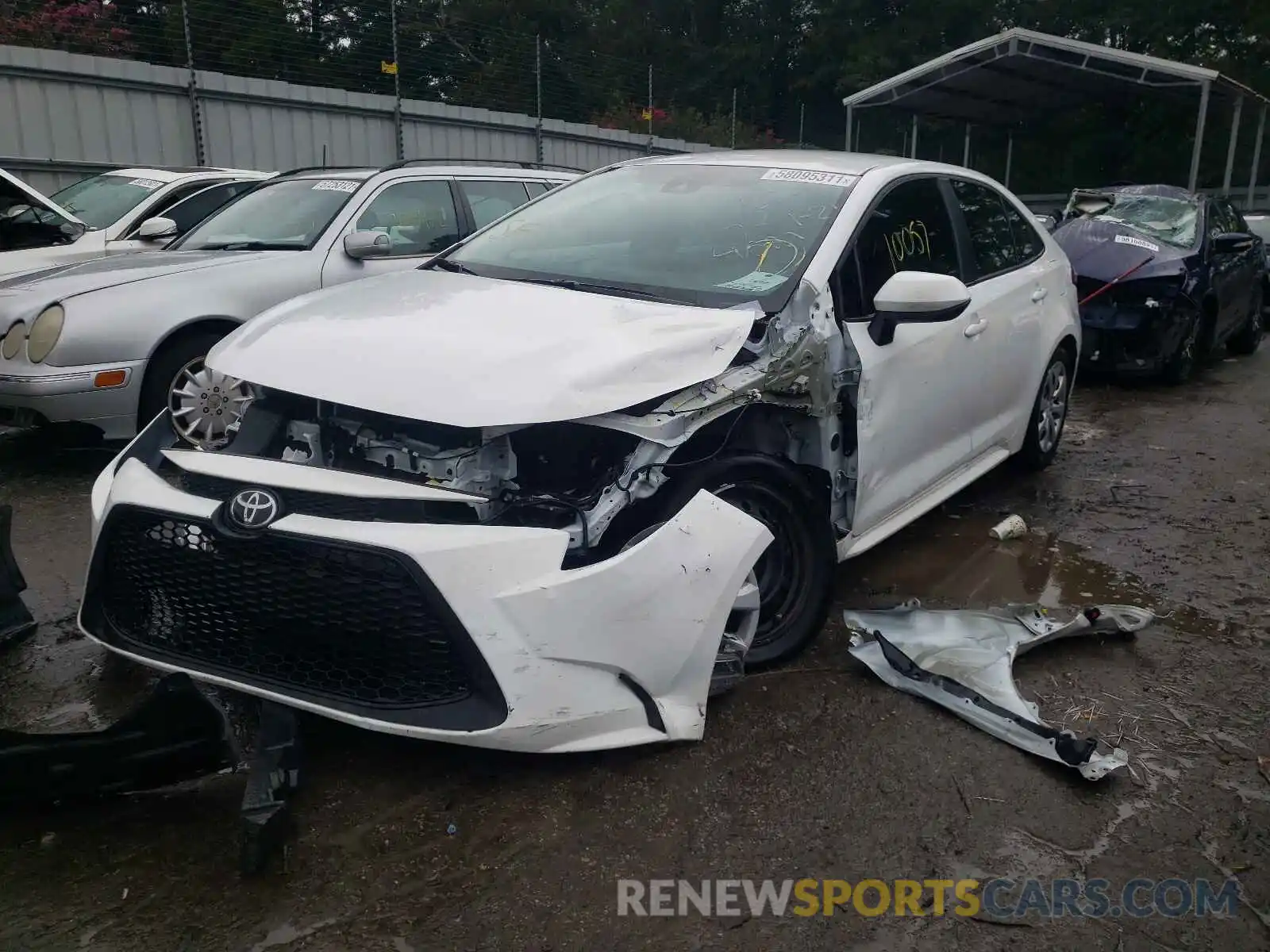 2 Photograph of a damaged car 5YFEPMAEXMP174527 TOYOTA COROLLA 2021