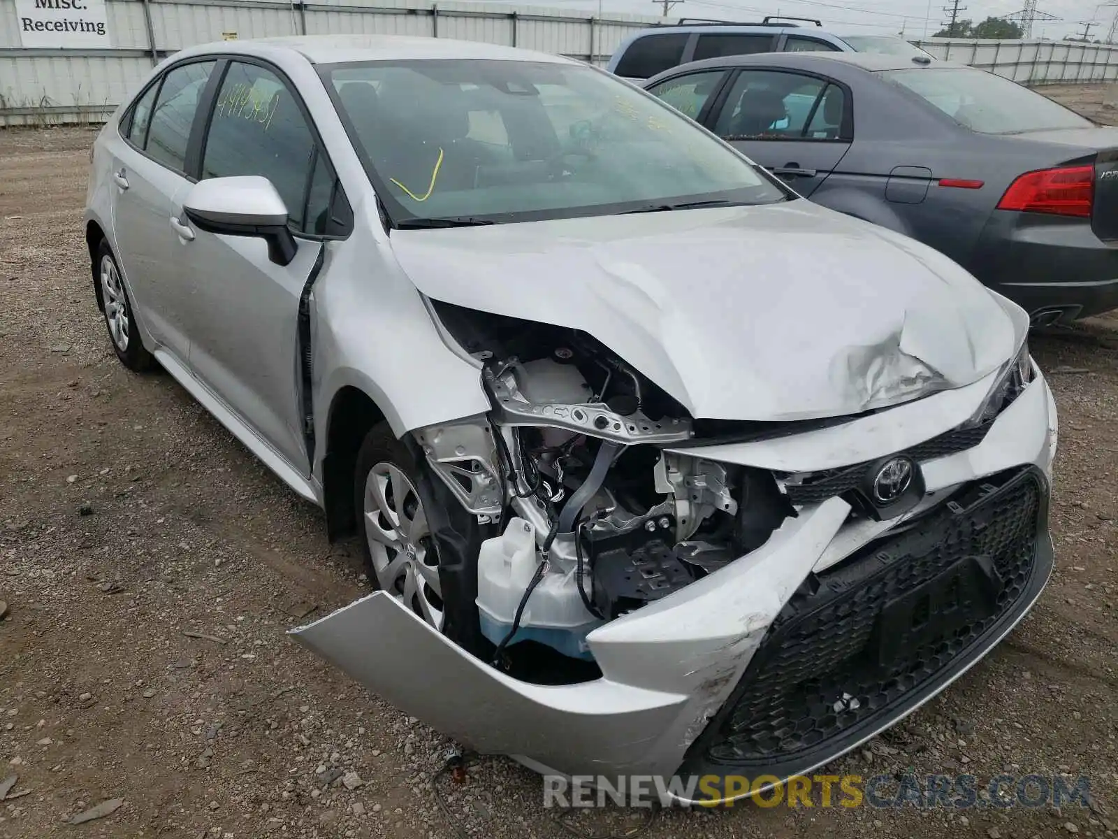 1 Photograph of a damaged car 5YFEPMAEXMP175032 TOYOTA COROLLA 2021