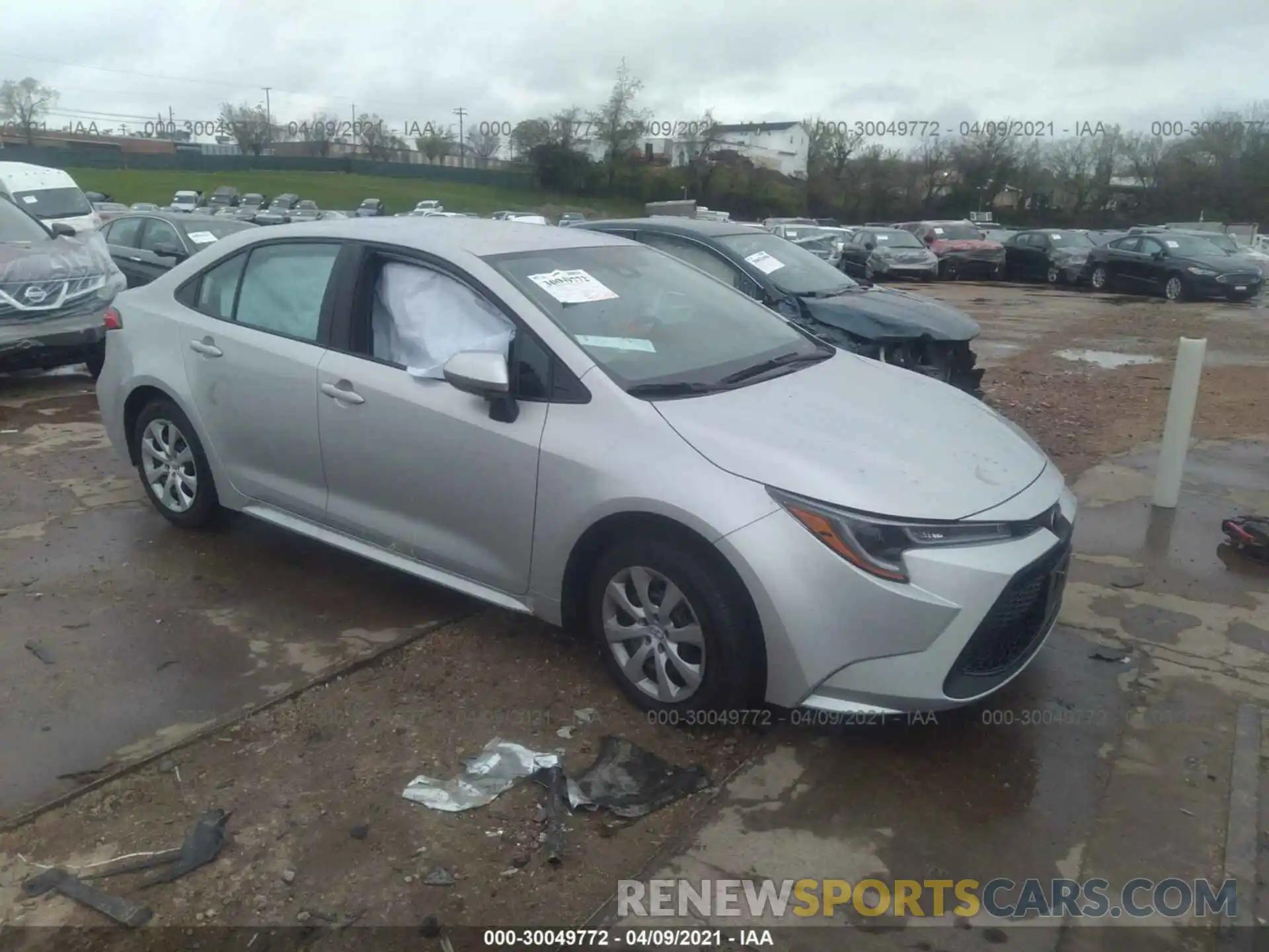 1 Photograph of a damaged car 5YFEPMAEXMP175550 TOYOTA COROLLA 2021