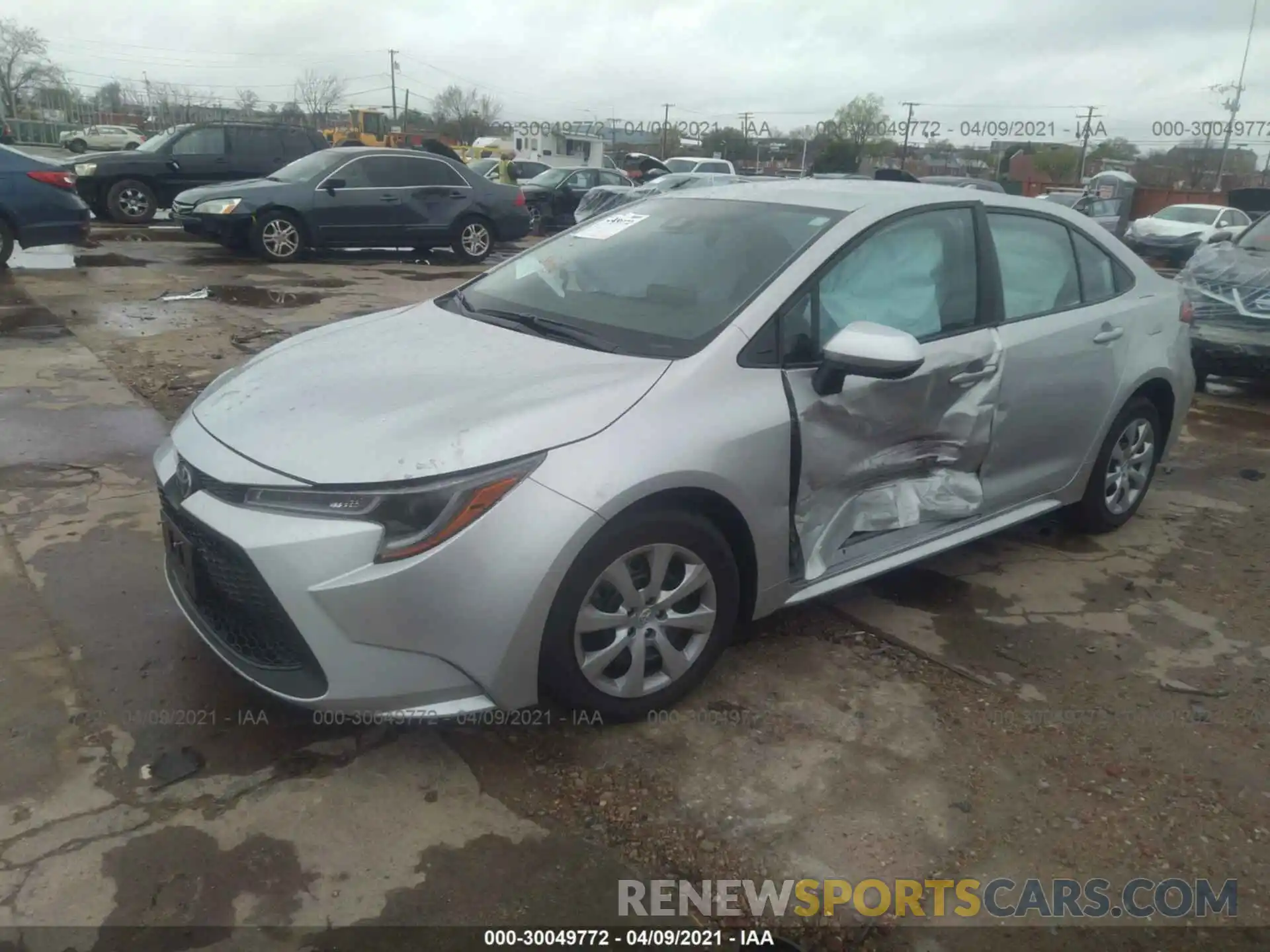 2 Photograph of a damaged car 5YFEPMAEXMP175550 TOYOTA COROLLA 2021