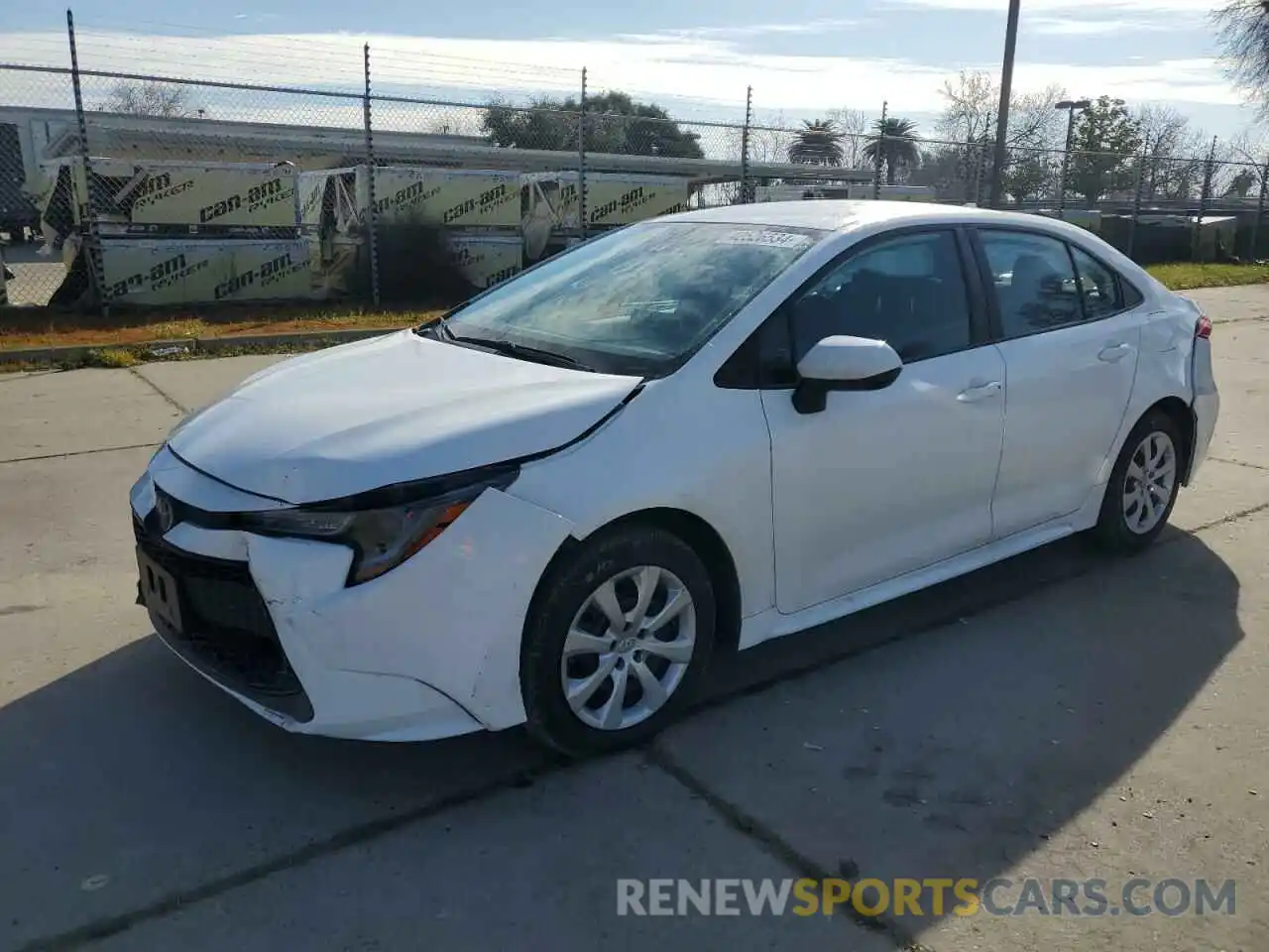 1 Photograph of a damaged car 5YFEPMAEXMP178562 TOYOTA COROLLA 2021