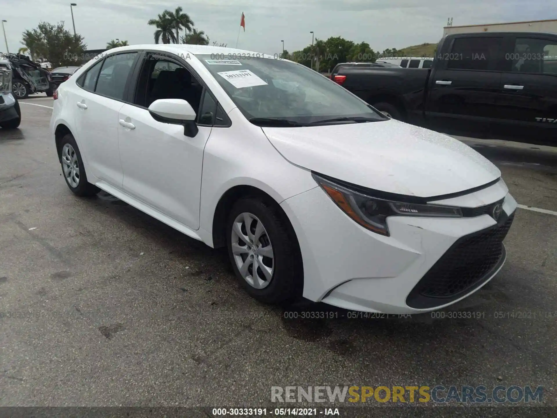 1 Photograph of a damaged car 5YFEPMAEXMP180098 TOYOTA COROLLA 2021