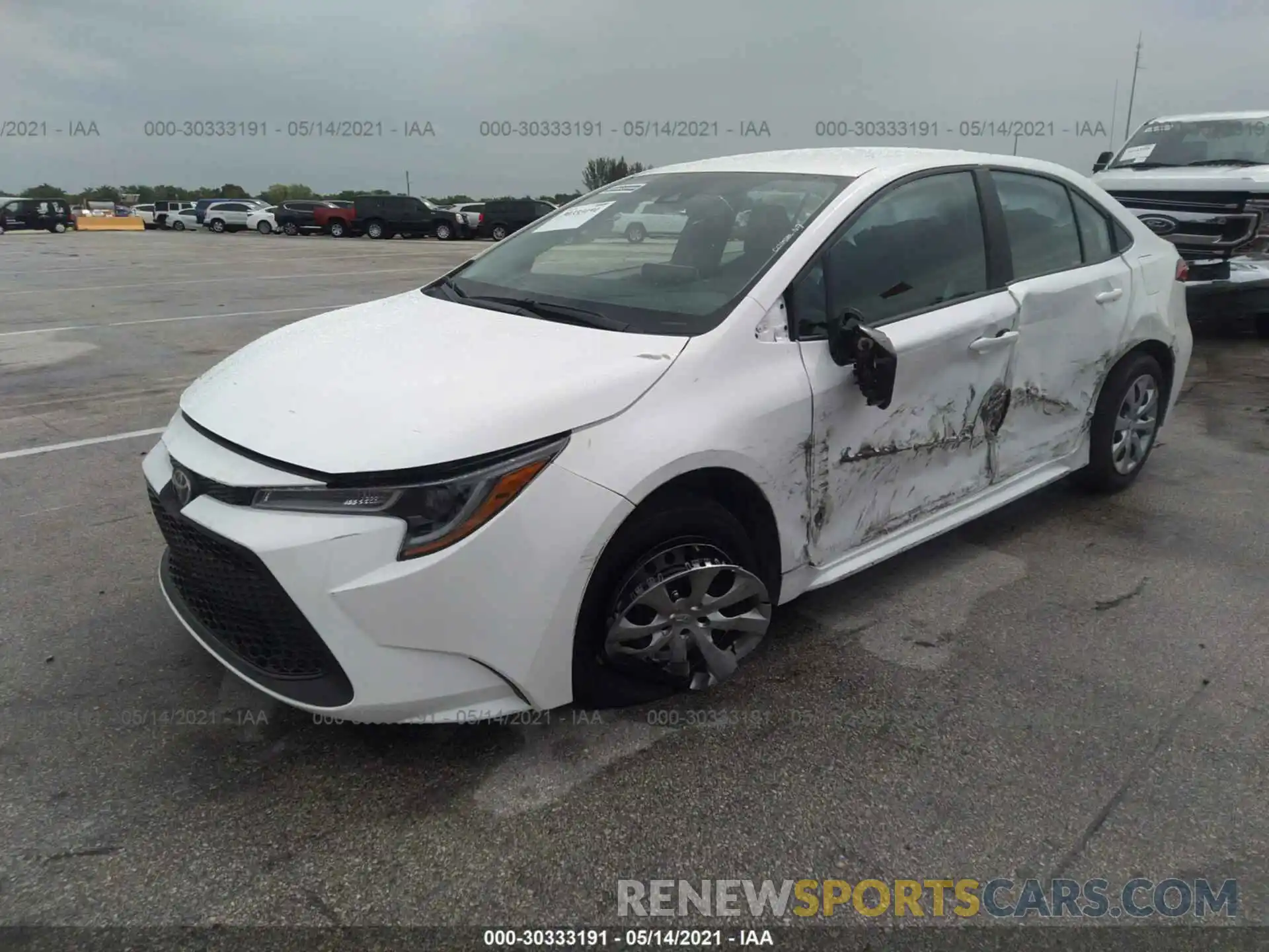 2 Photograph of a damaged car 5YFEPMAEXMP180098 TOYOTA COROLLA 2021