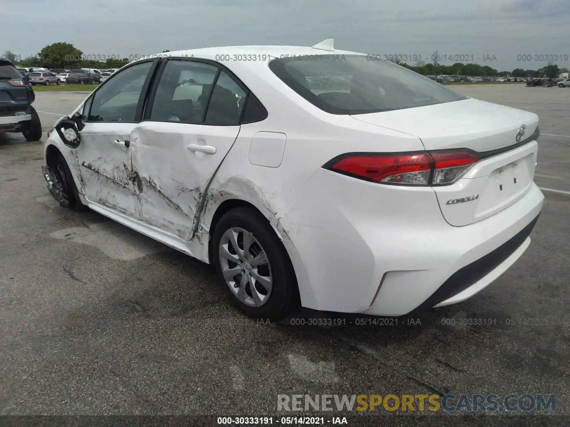 3 Photograph of a damaged car 5YFEPMAEXMP180098 TOYOTA COROLLA 2021