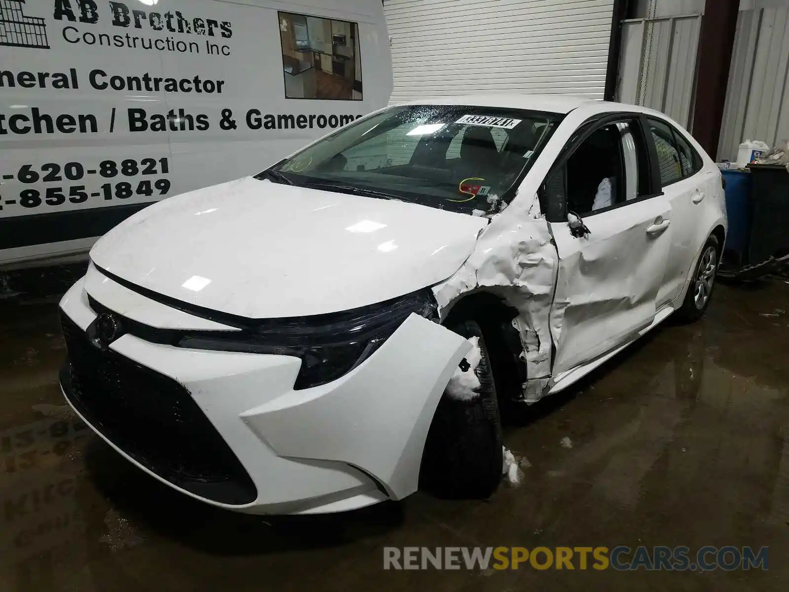 2 Photograph of a damaged car 5YFEPMAEXMP182174 TOYOTA COROLLA 2021