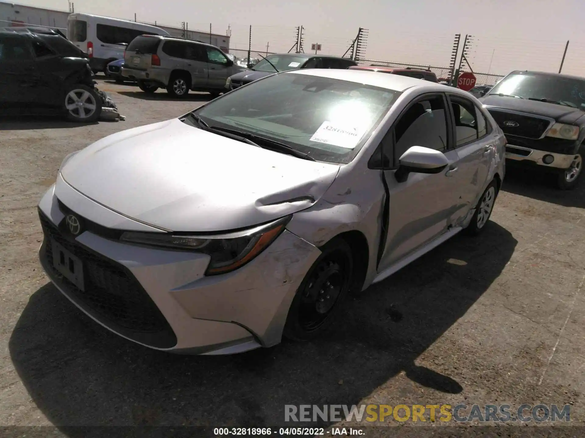 2 Photograph of a damaged car 5YFEPMAEXMP182837 TOYOTA COROLLA 2021