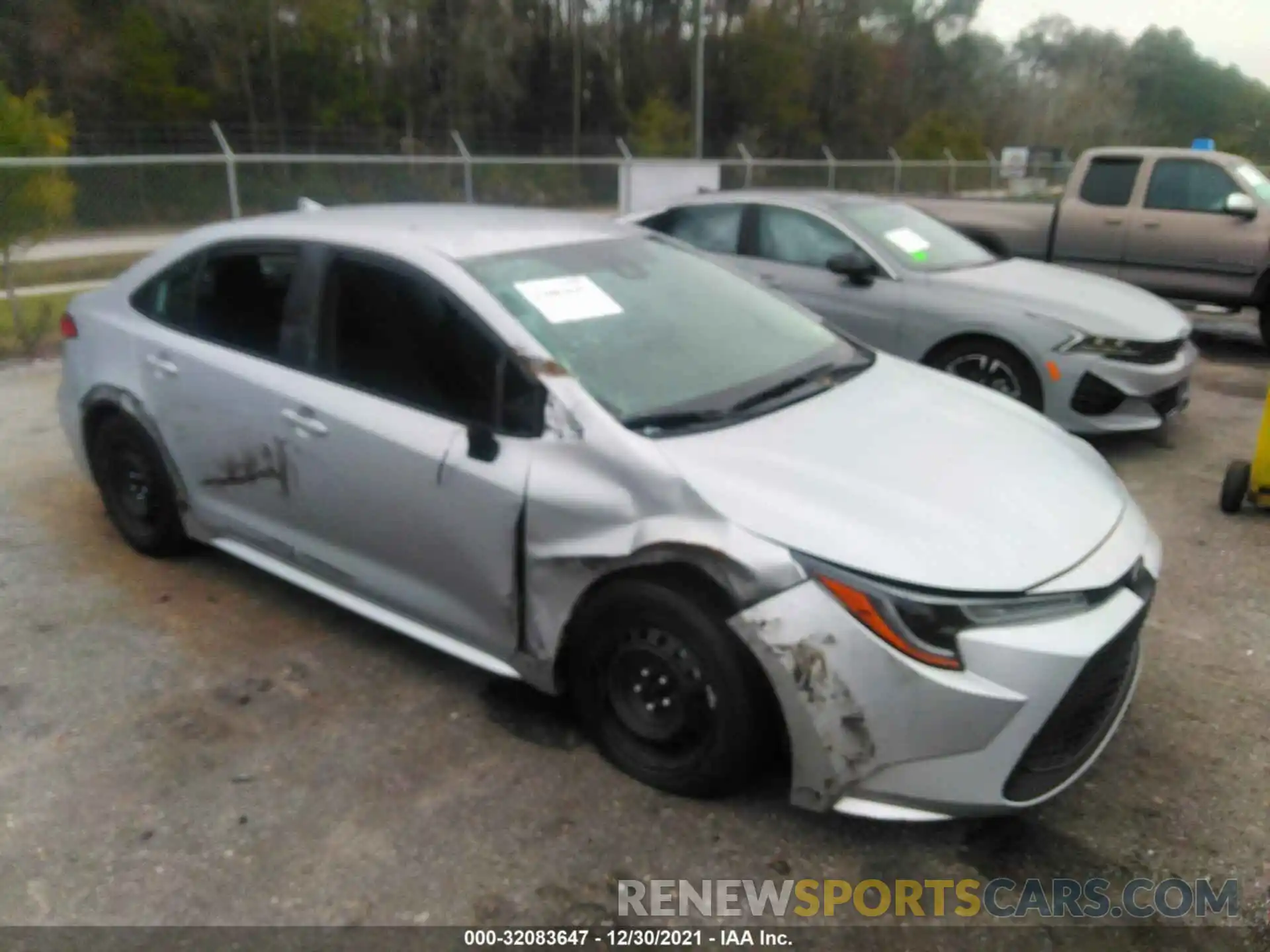 1 Photograph of a damaged car 5YFEPMAEXMP183146 TOYOTA COROLLA 2021