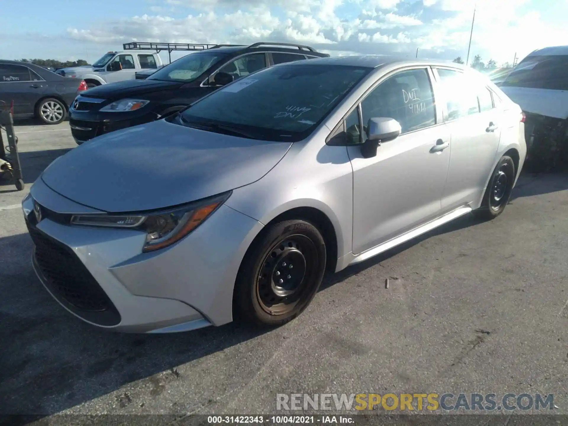 2 Photograph of a damaged car 5YFEPMAEXMP183180 TOYOTA COROLLA 2021