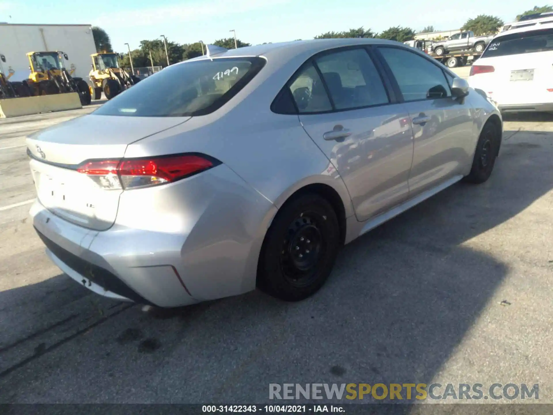 4 Photograph of a damaged car 5YFEPMAEXMP183180 TOYOTA COROLLA 2021