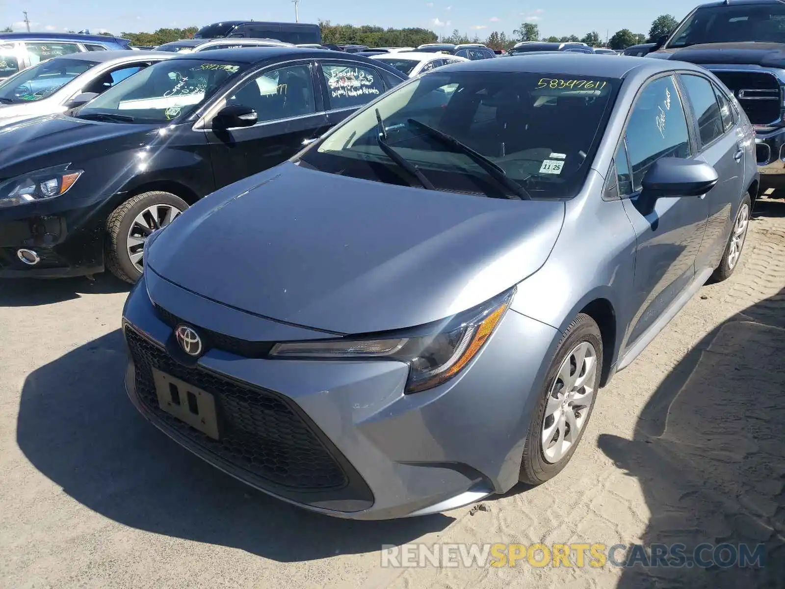 2 Photograph of a damaged car 5YFEPMAEXMP183549 TOYOTA COROLLA 2021