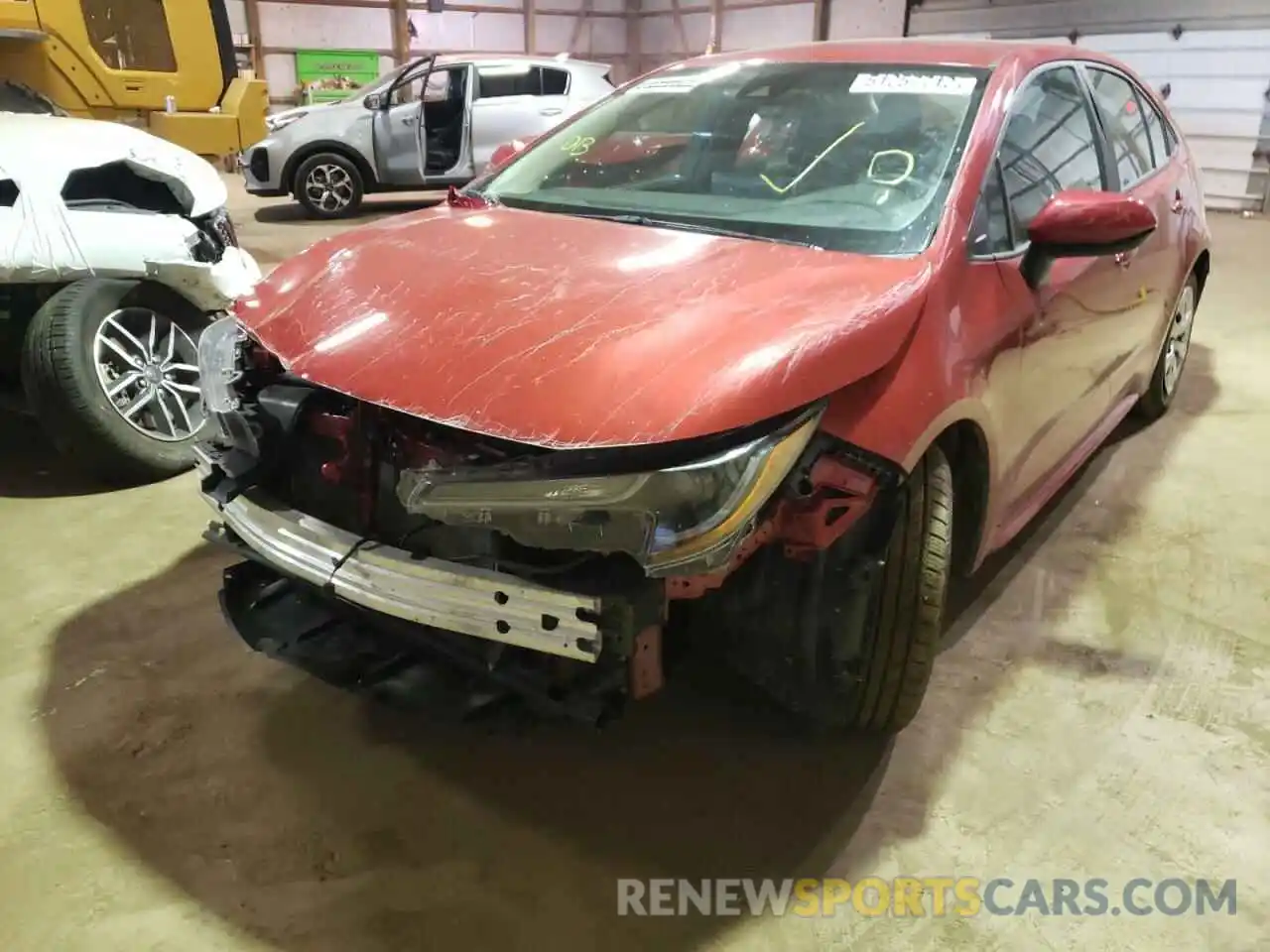 9 Photograph of a damaged car 5YFEPMAEXMP183681 TOYOTA COROLLA 2021