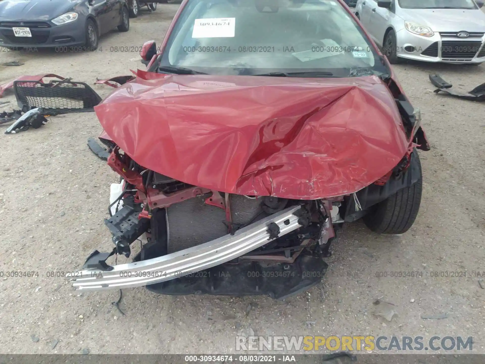 6 Photograph of a damaged car 5YFEPMAEXMP184104 TOYOTA COROLLA 2021