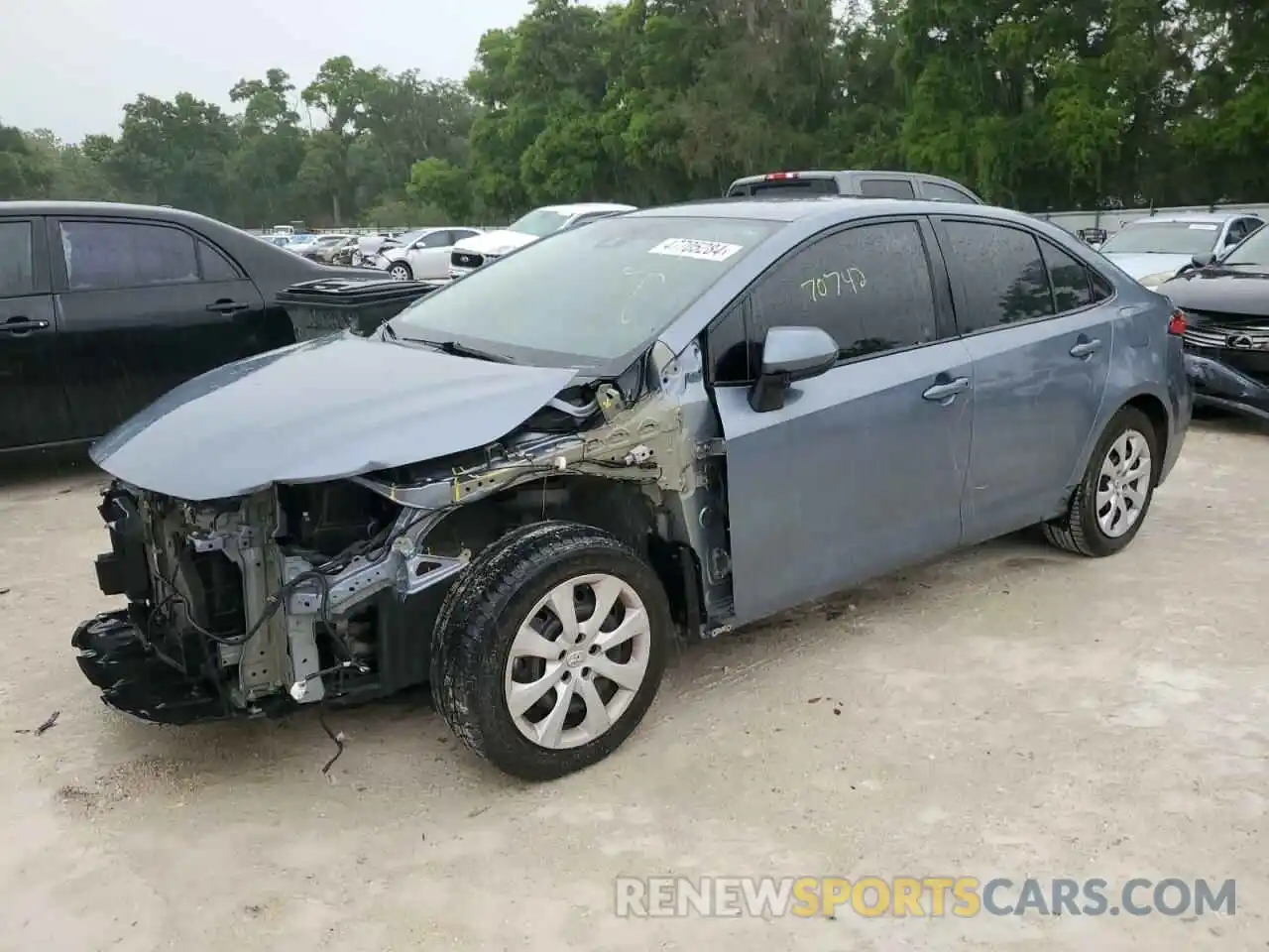 1 Photograph of a damaged car 5YFEPMAEXMP184989 TOYOTA COROLLA 2021