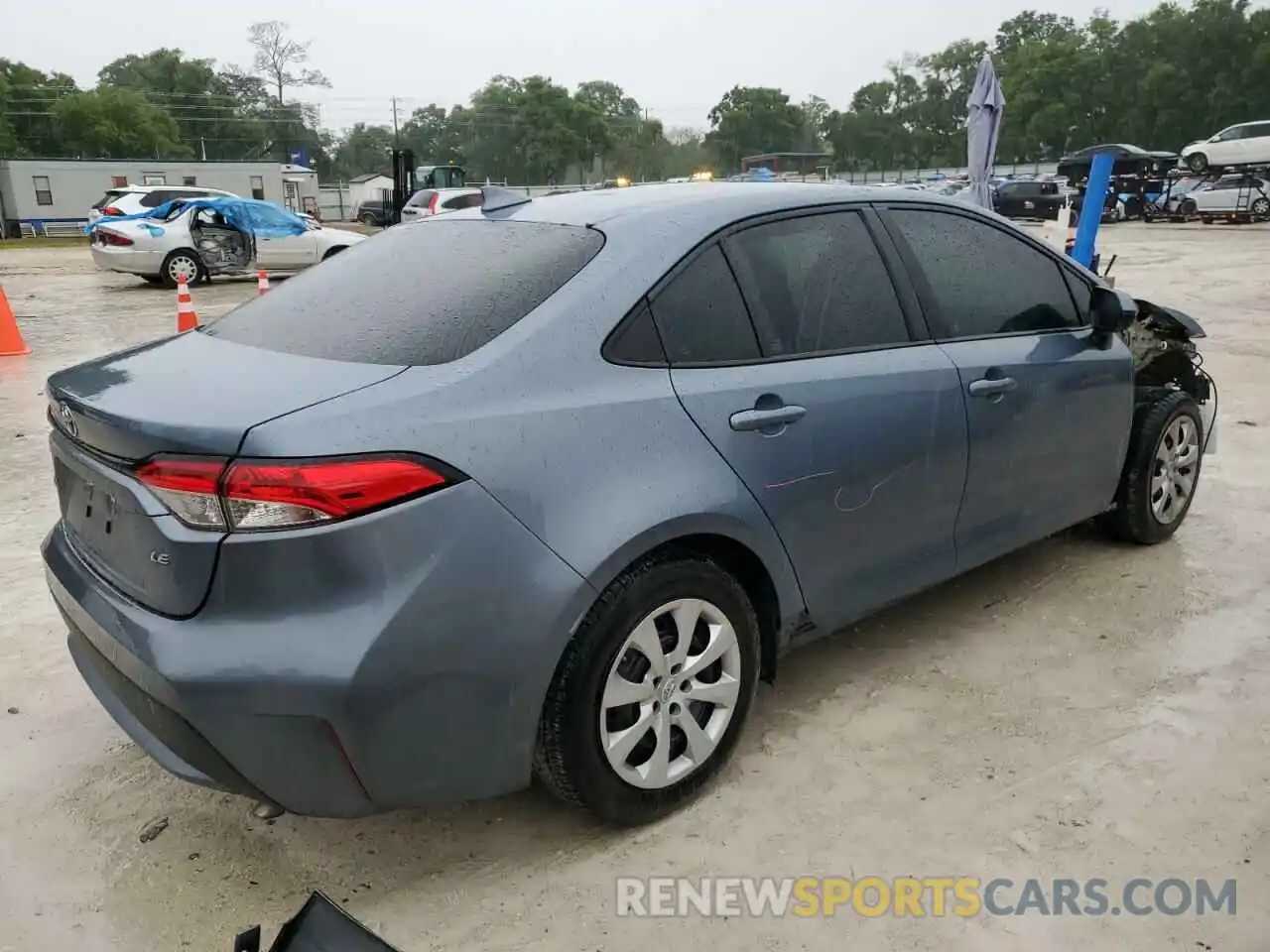 3 Photograph of a damaged car 5YFEPMAEXMP184989 TOYOTA COROLLA 2021