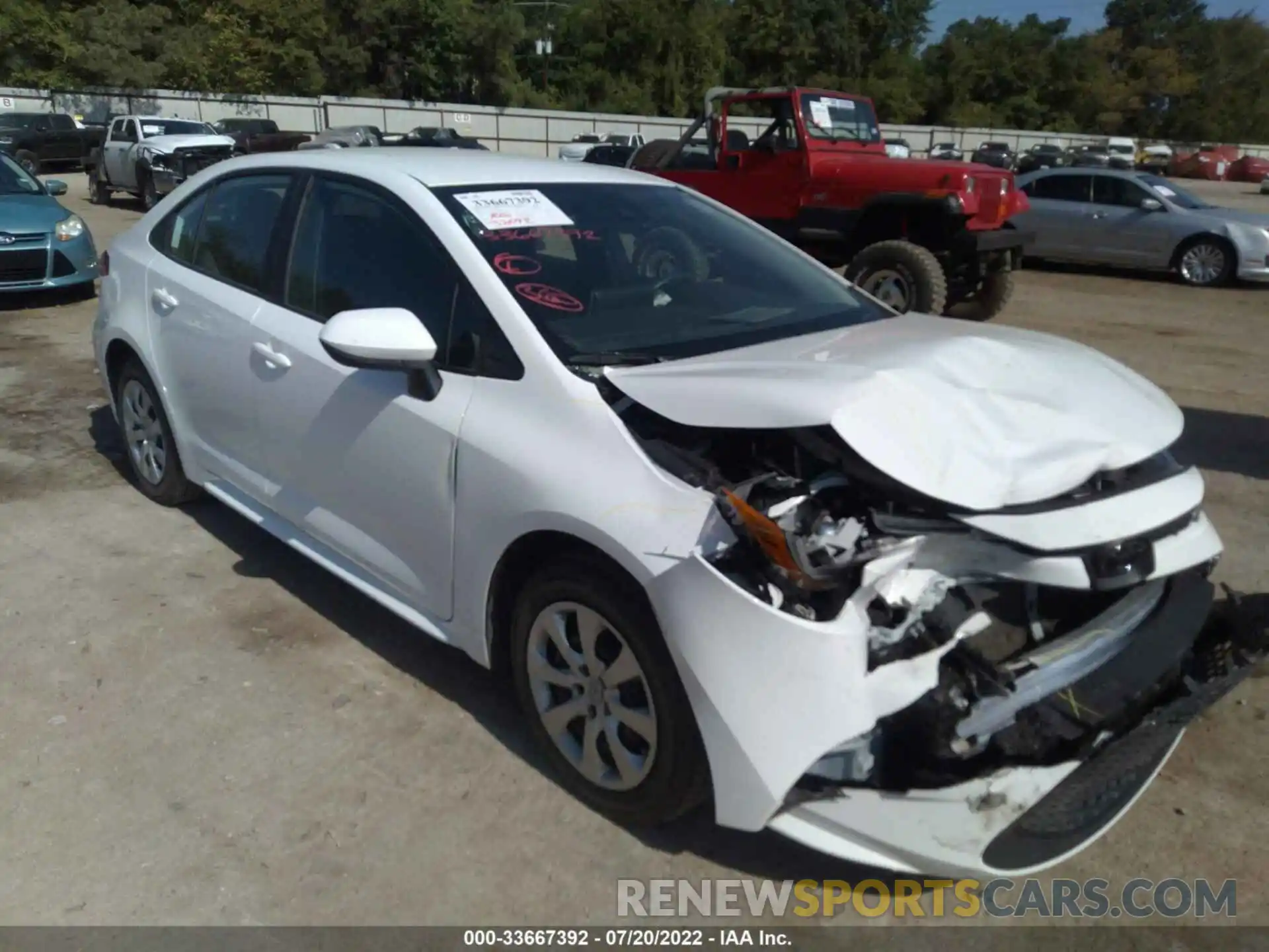 1 Photograph of a damaged car 5YFEPMAEXMP185009 TOYOTA COROLLA 2021